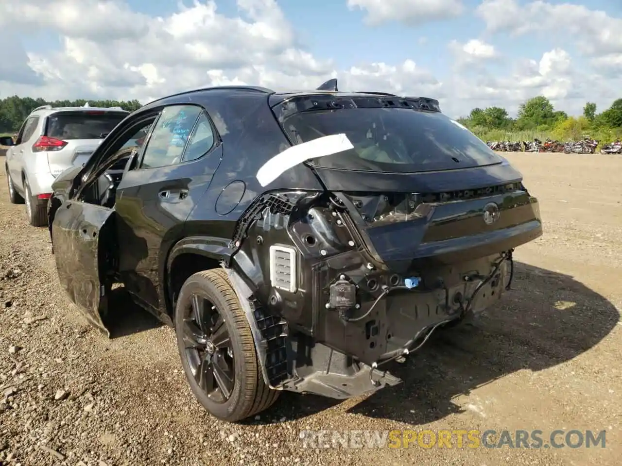 9 Фотография поврежденного автомобиля JTHP9JBHXM2046215 LEXUS UX 250H 2021