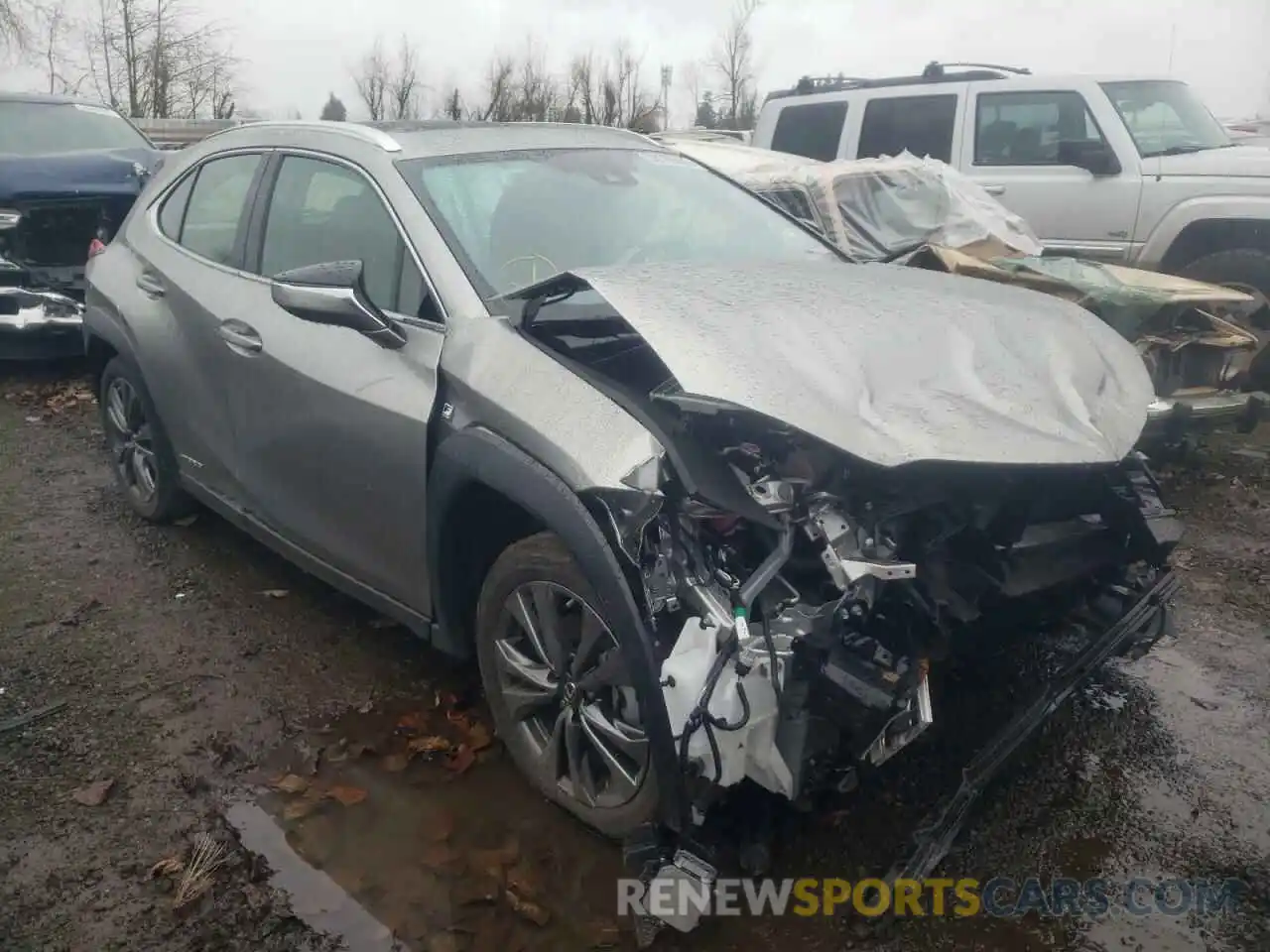 1 Photograph of a damaged car JTHR9JBH1M2046869 LEXUS UX 250H 2021