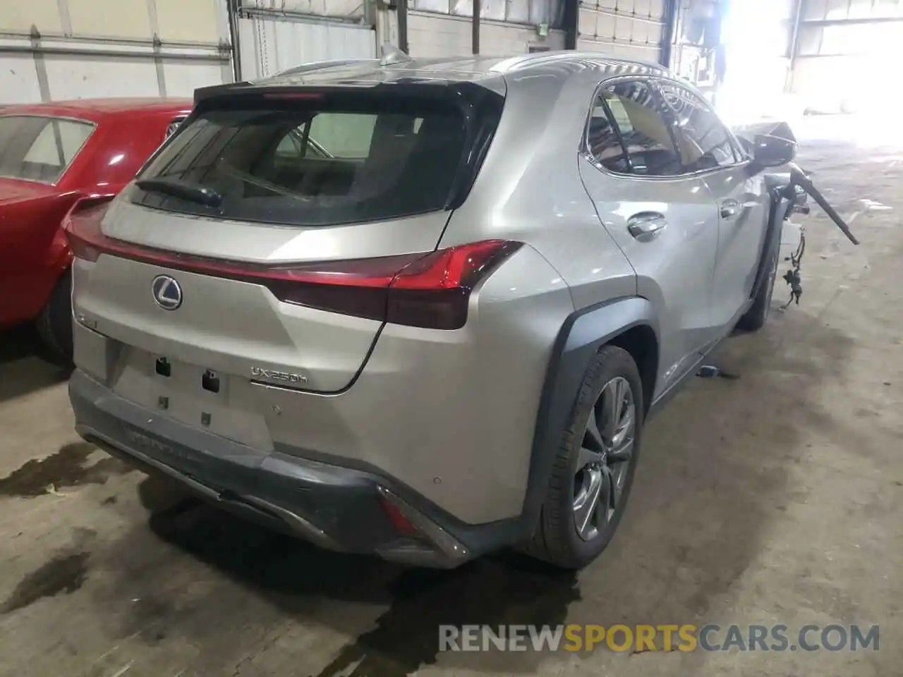 4 Фотография поврежденного автомобиля JTHR9JBH1M2046869 LEXUS UX 250H 2021