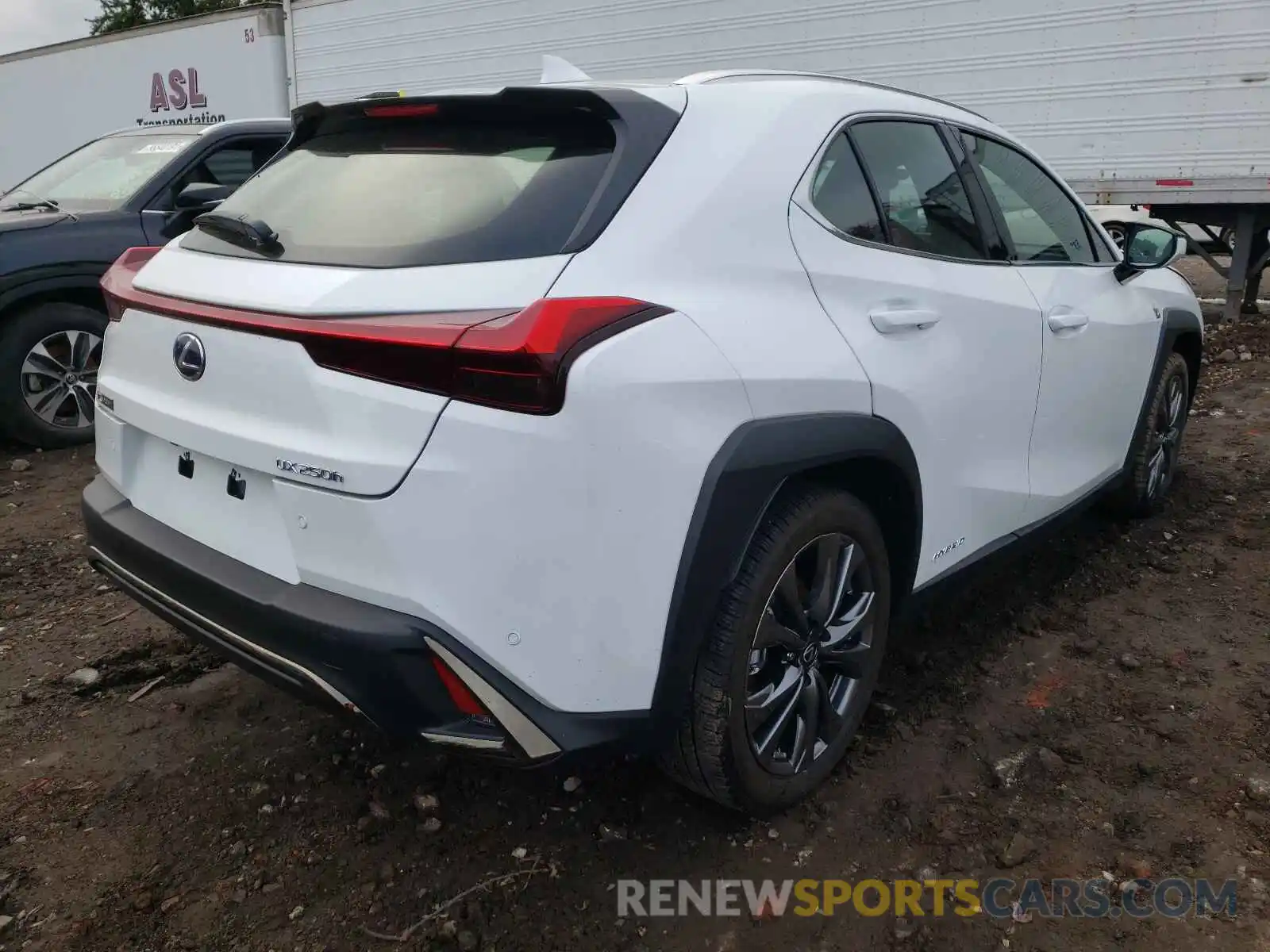 4 Фотография поврежденного автомобиля JTHR9JBH1M2052011 LEXUS UX 250H 2021