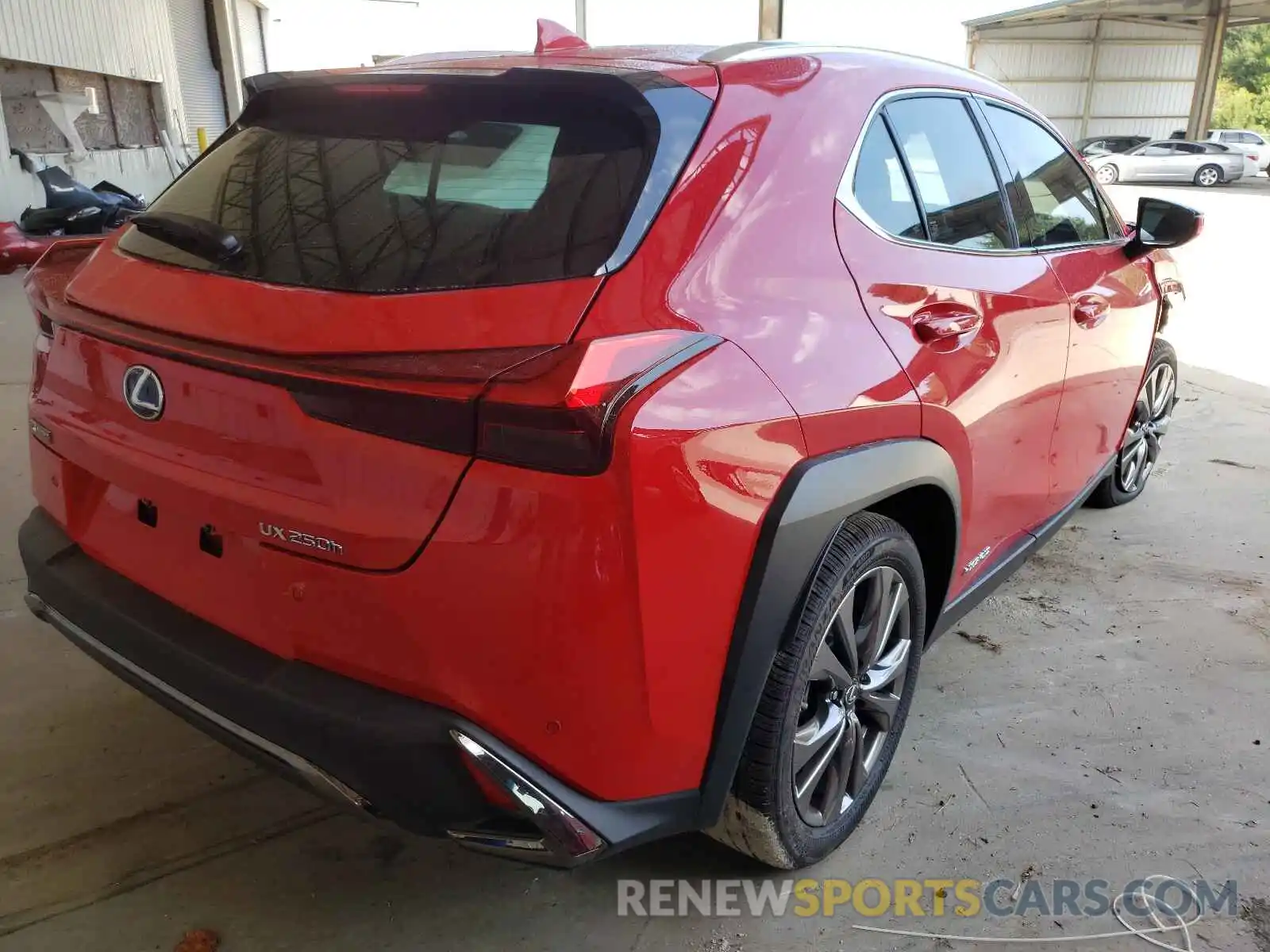 4 Фотография поврежденного автомобиля JTHR9JBH2M2039445 LEXUS UX 250H 2021