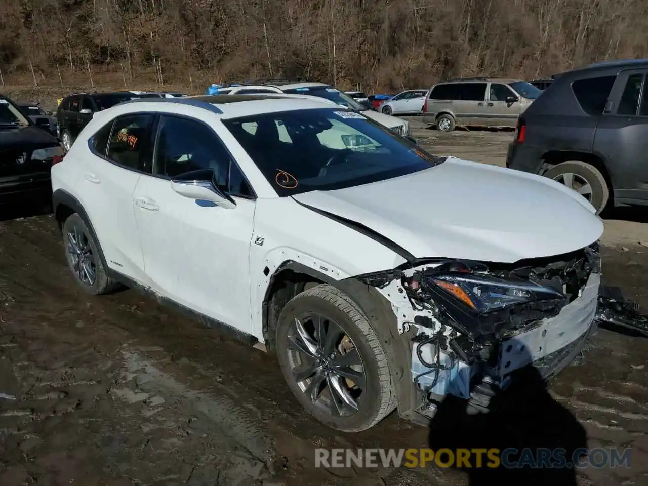 4 Photograph of a damaged car JTHR9JBH2M2049294 LEXUS UX 250H 2021