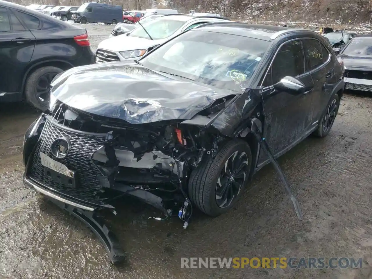 2 Photograph of a damaged car JTHR9JBH3M2042306 LEXUS UX 250H 2021