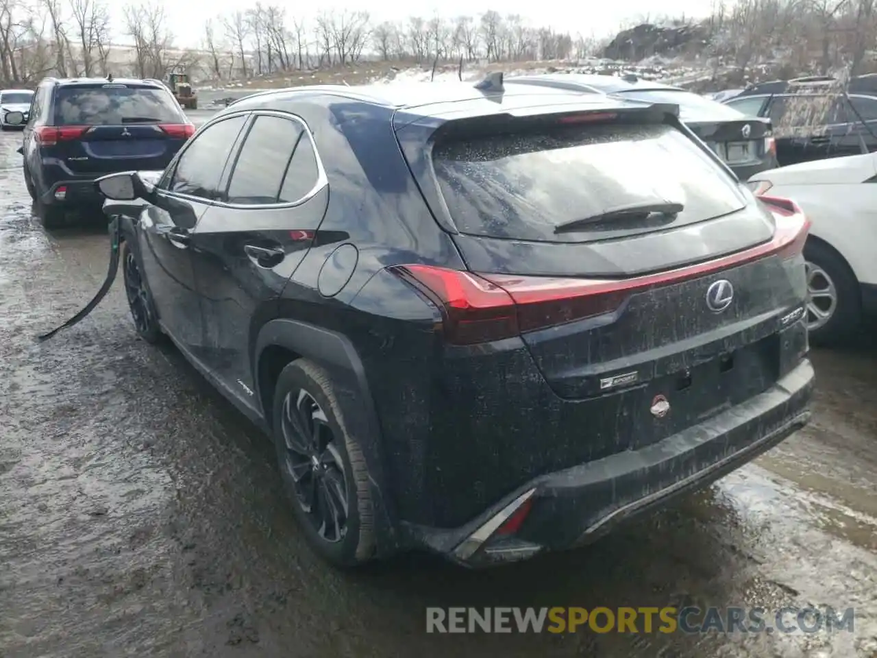 3 Фотография поврежденного автомобиля JTHR9JBH3M2042306 LEXUS UX 250H 2021