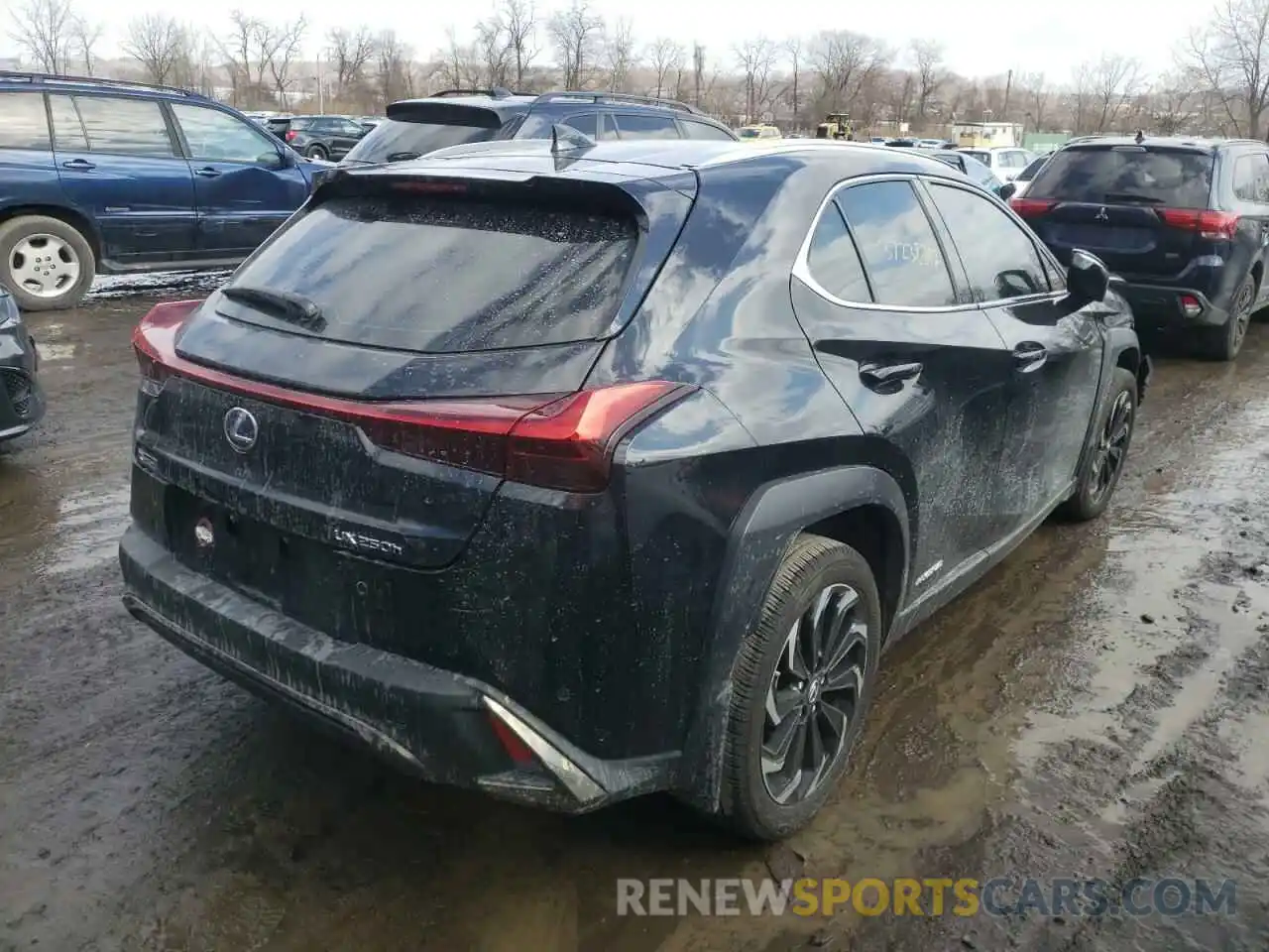 4 Фотография поврежденного автомобиля JTHR9JBH3M2042306 LEXUS UX 250H 2021