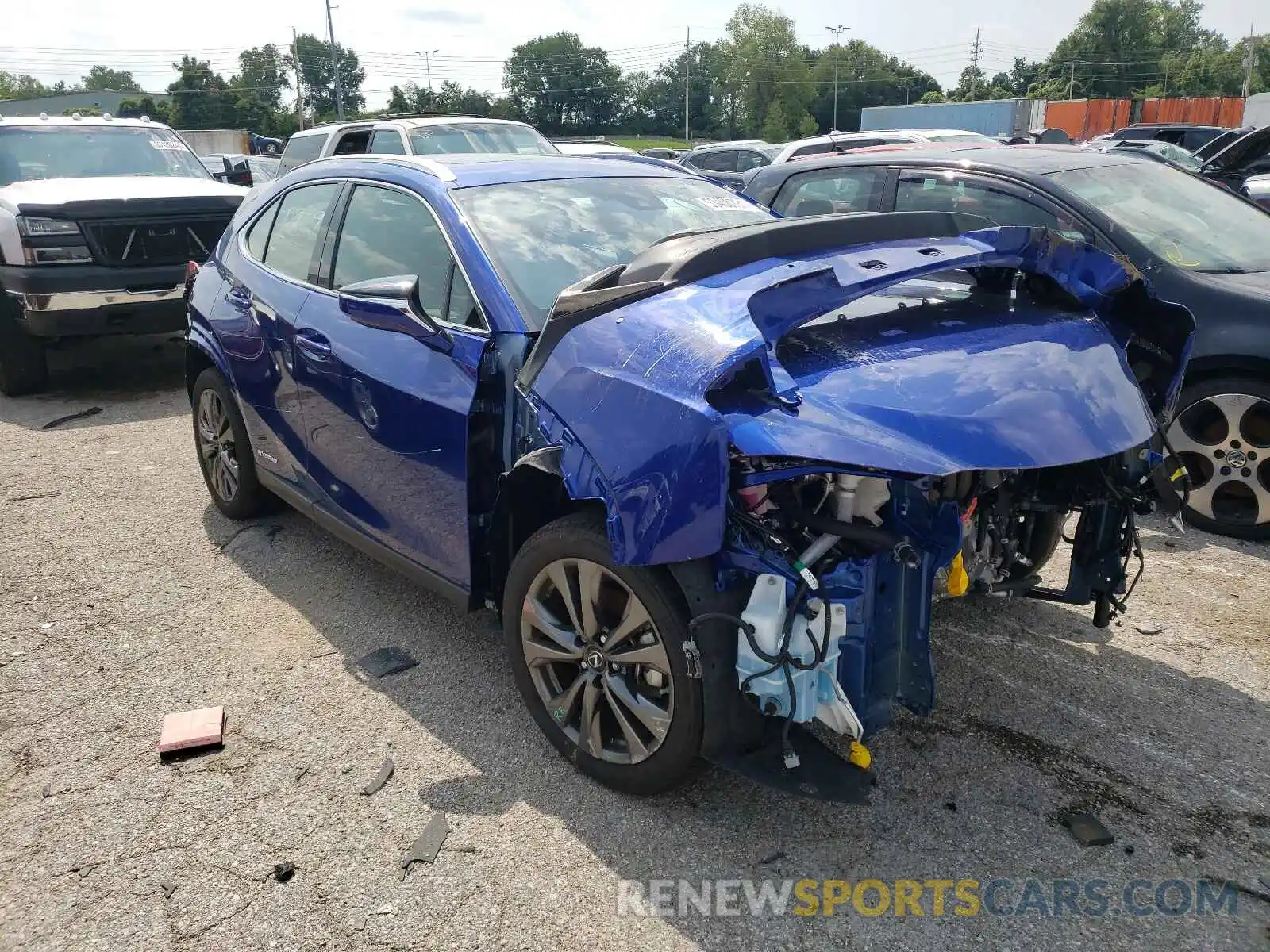 1 Photograph of a damaged car JTHR9JBH7M2038971 LEXUS UX 250H 2021