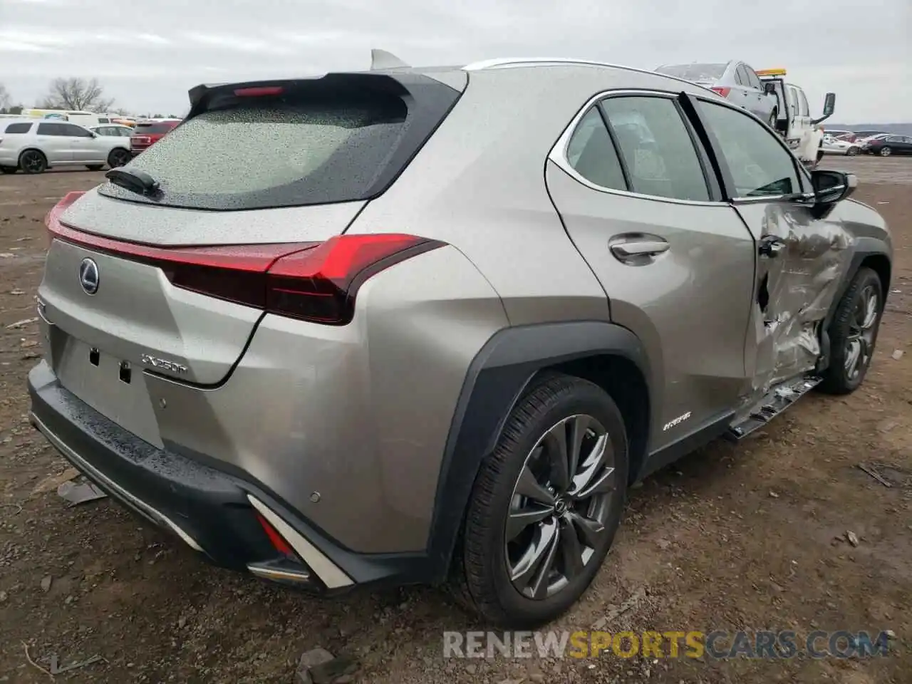 4 Фотография поврежденного автомобиля JTHR9JBH7M2049436 LEXUS UX 250H 2021