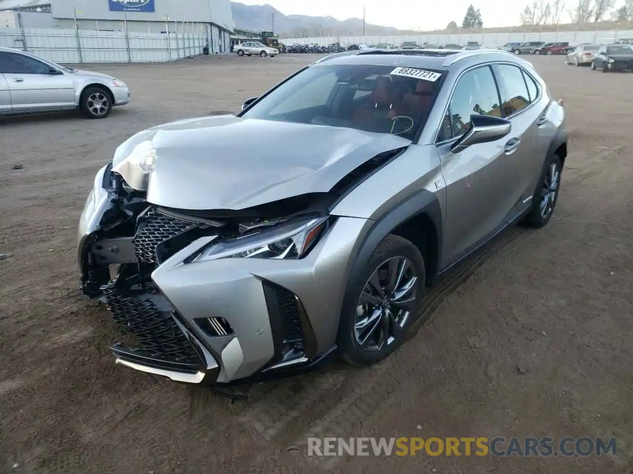 2 Фотография поврежденного автомобиля JTHR9JBH9M2043394 LEXUS UX 250H 2021