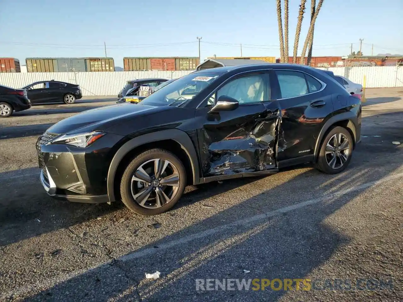 1 Photograph of a damaged car JTHX9JBH1M2053070 LEXUS UX 250H 2021