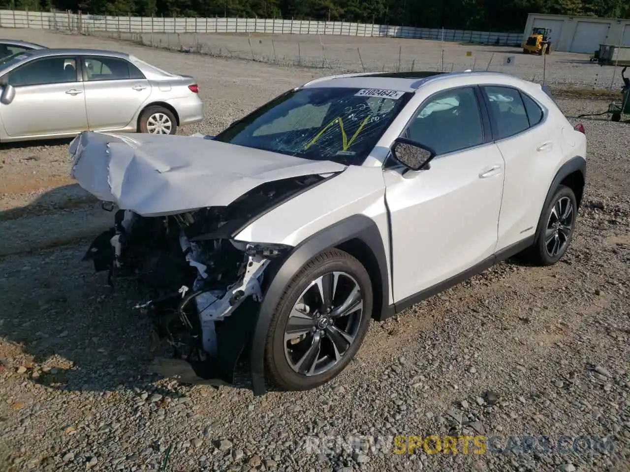 2 Фотография поврежденного автомобиля JTHX9JBH2M2042286 LEXUS UX 250H 2021