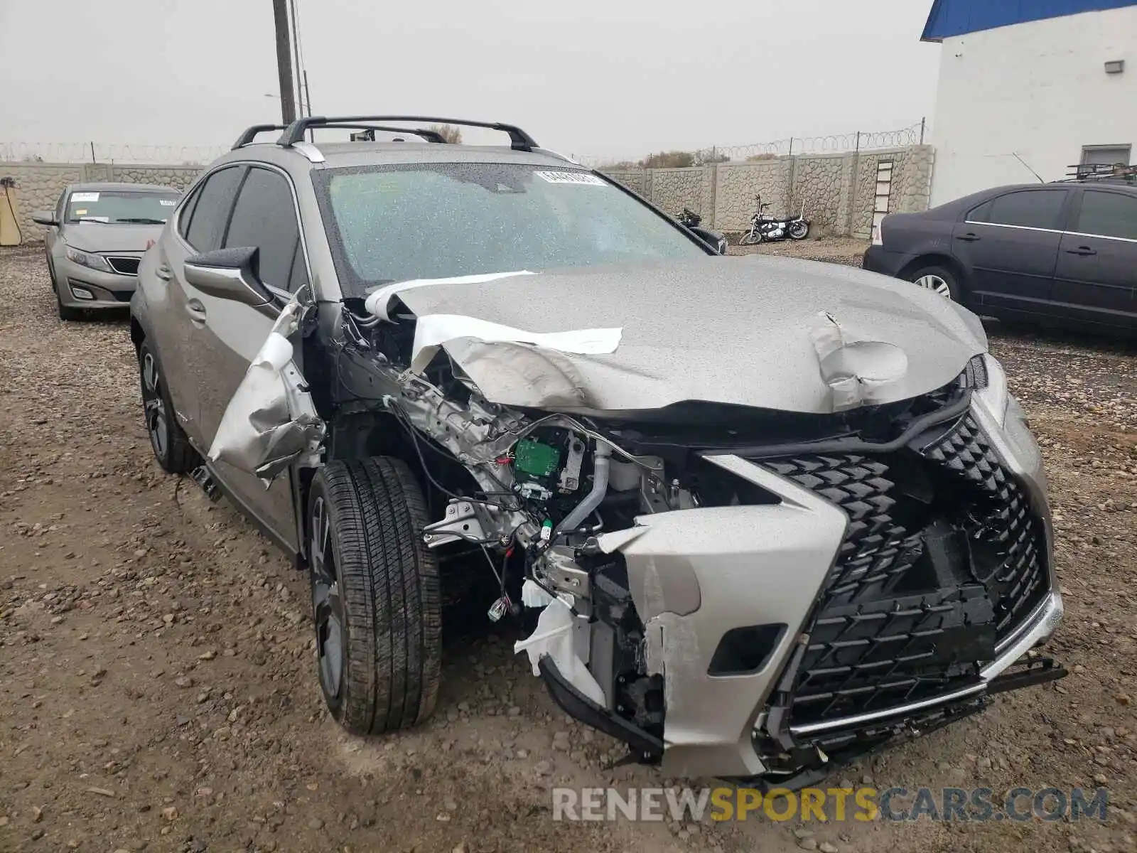 1 Photograph of a damaged car JTHX9JBH2M2046922 LEXUS UX 250H 2021