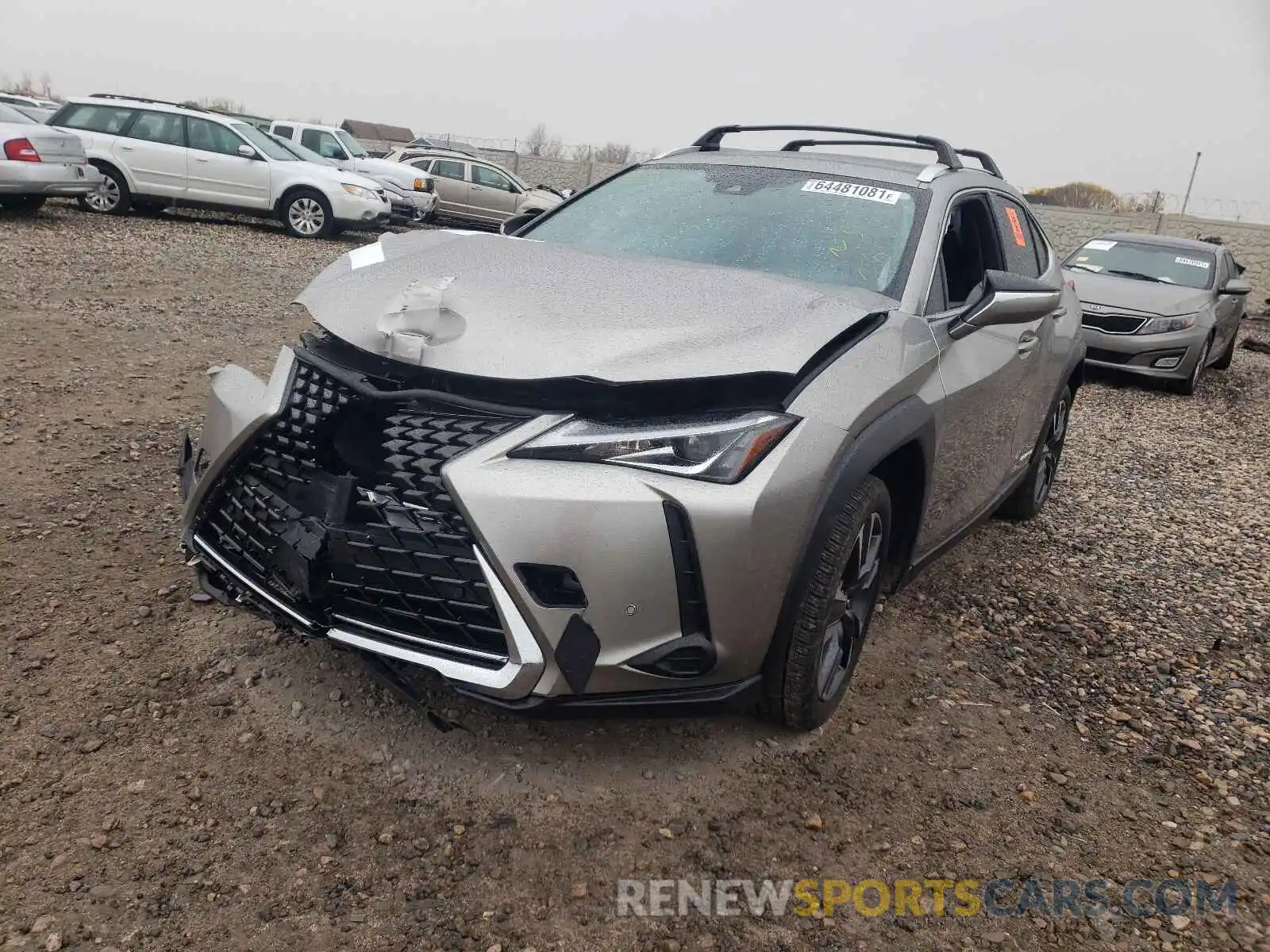 2 Фотография поврежденного автомобиля JTHX9JBH2M2046922 LEXUS UX 250H 2021