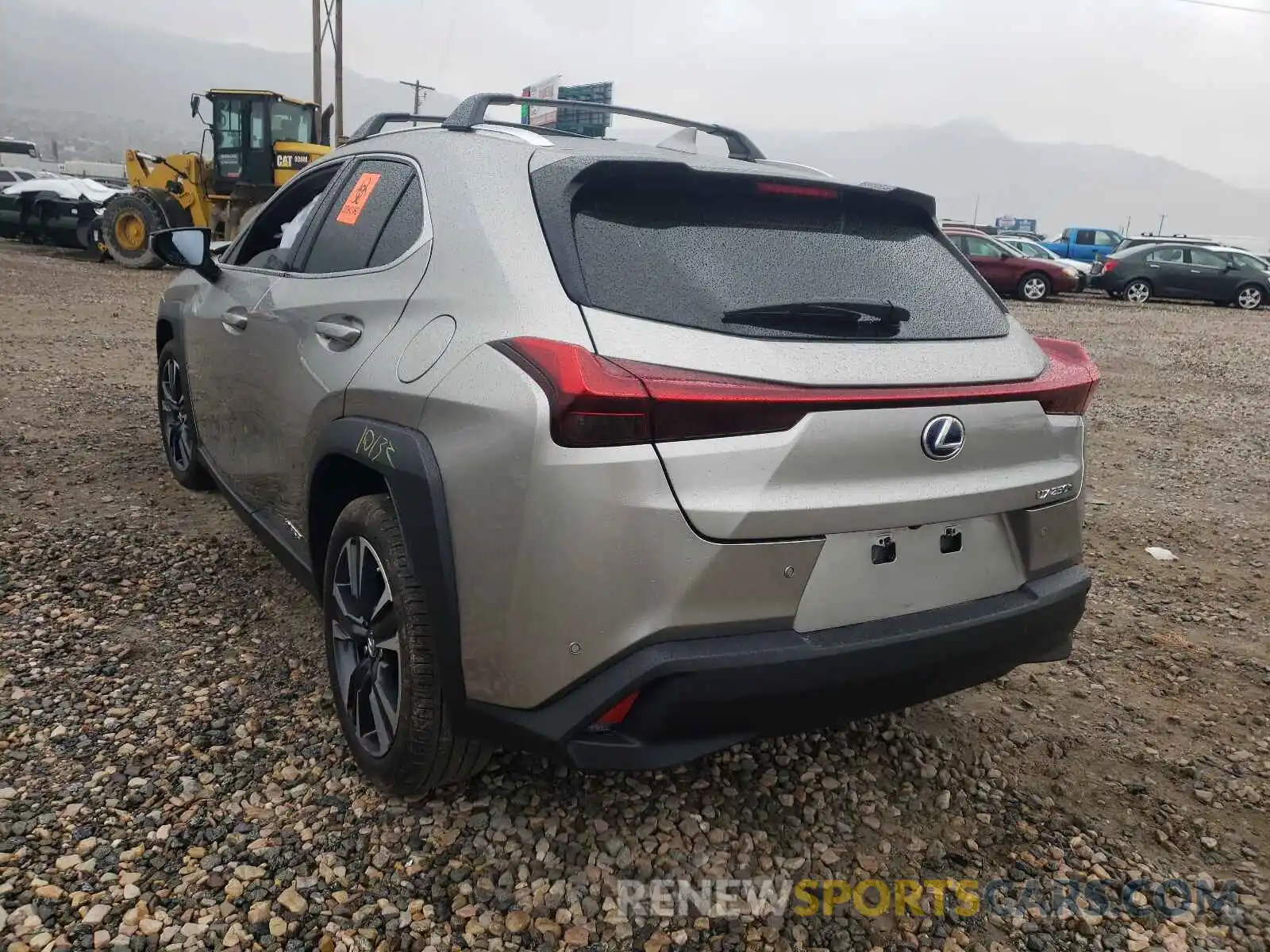 3 Фотография поврежденного автомобиля JTHX9JBH2M2046922 LEXUS UX 250H 2021