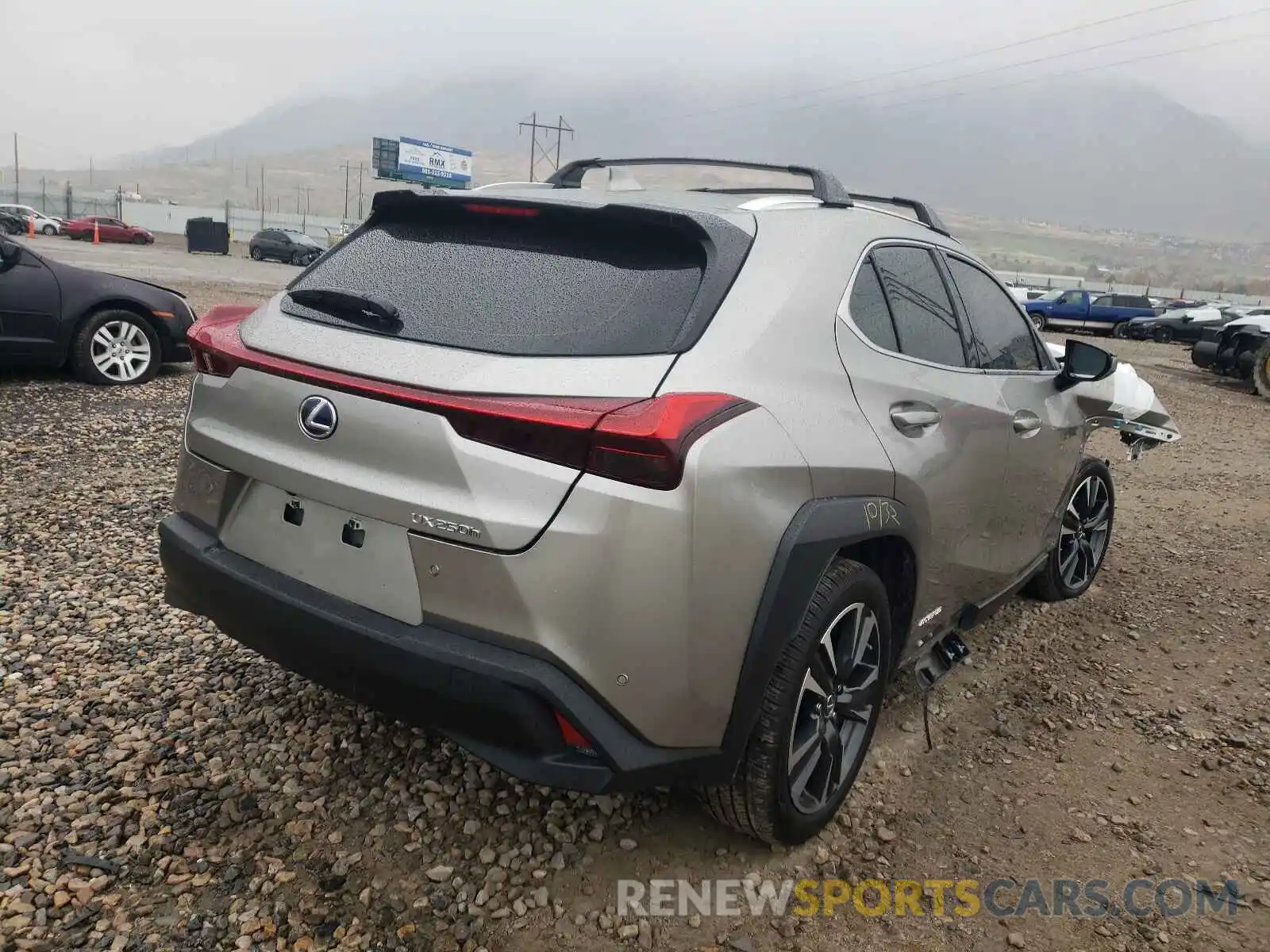 4 Фотография поврежденного автомобиля JTHX9JBH2M2046922 LEXUS UX 250H 2021