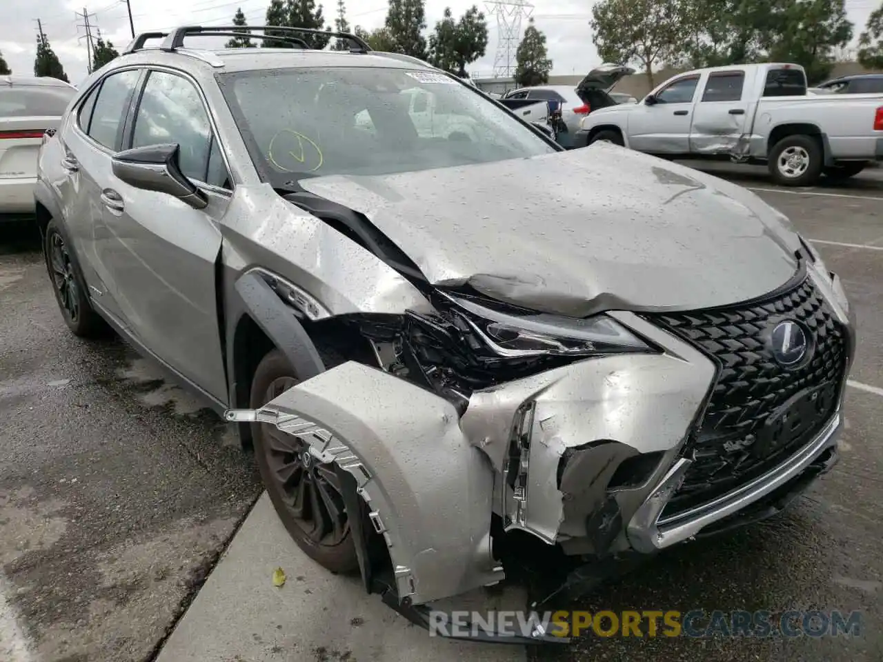 1 Photograph of a damaged car JTHX9JBH2M2053448 LEXUS UX 250H 2021