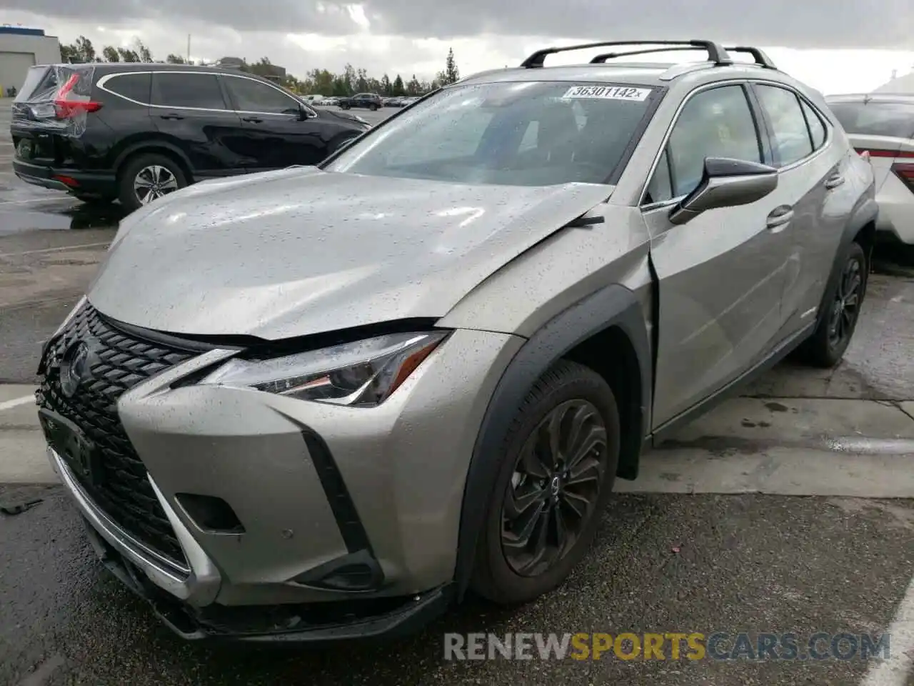 2 Фотография поврежденного автомобиля JTHX9JBH2M2053448 LEXUS UX 250H 2021