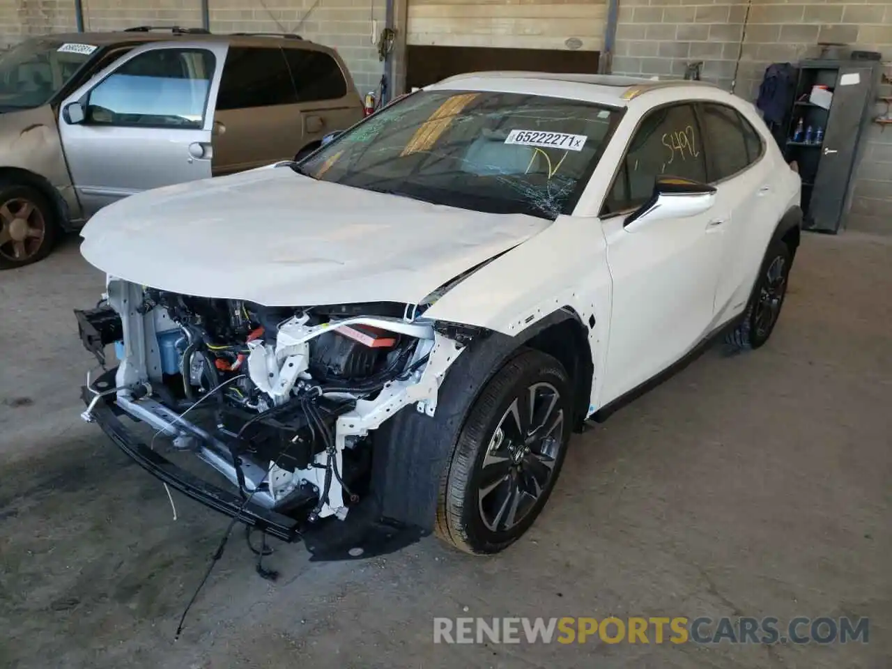 2 Photograph of a damaged car JTHX9JBH5M2043481 LEXUS UX 250H 2021