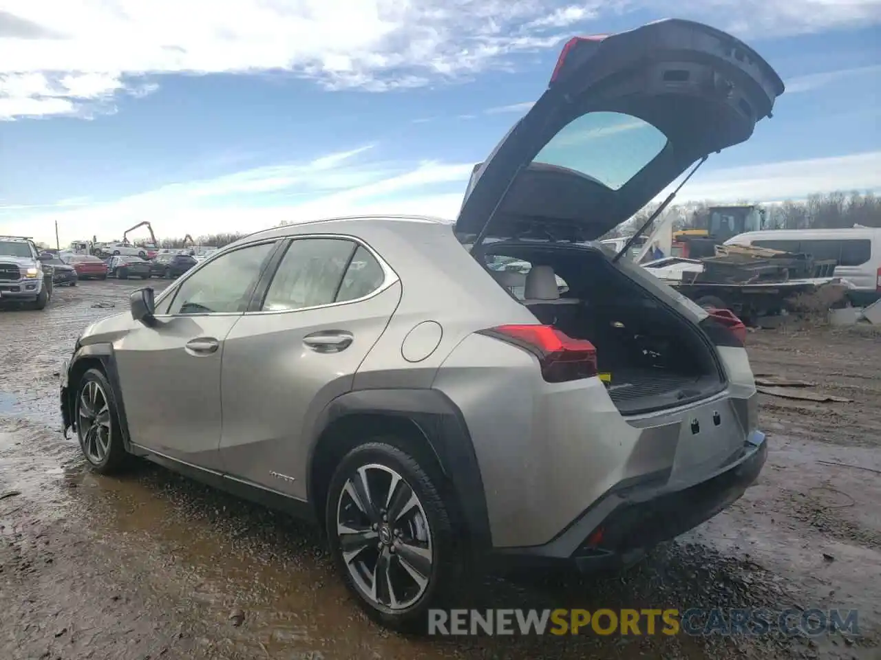 3 Фотография поврежденного автомобиля JTHX9JBH6M2049984 LEXUS UX 250H 2021