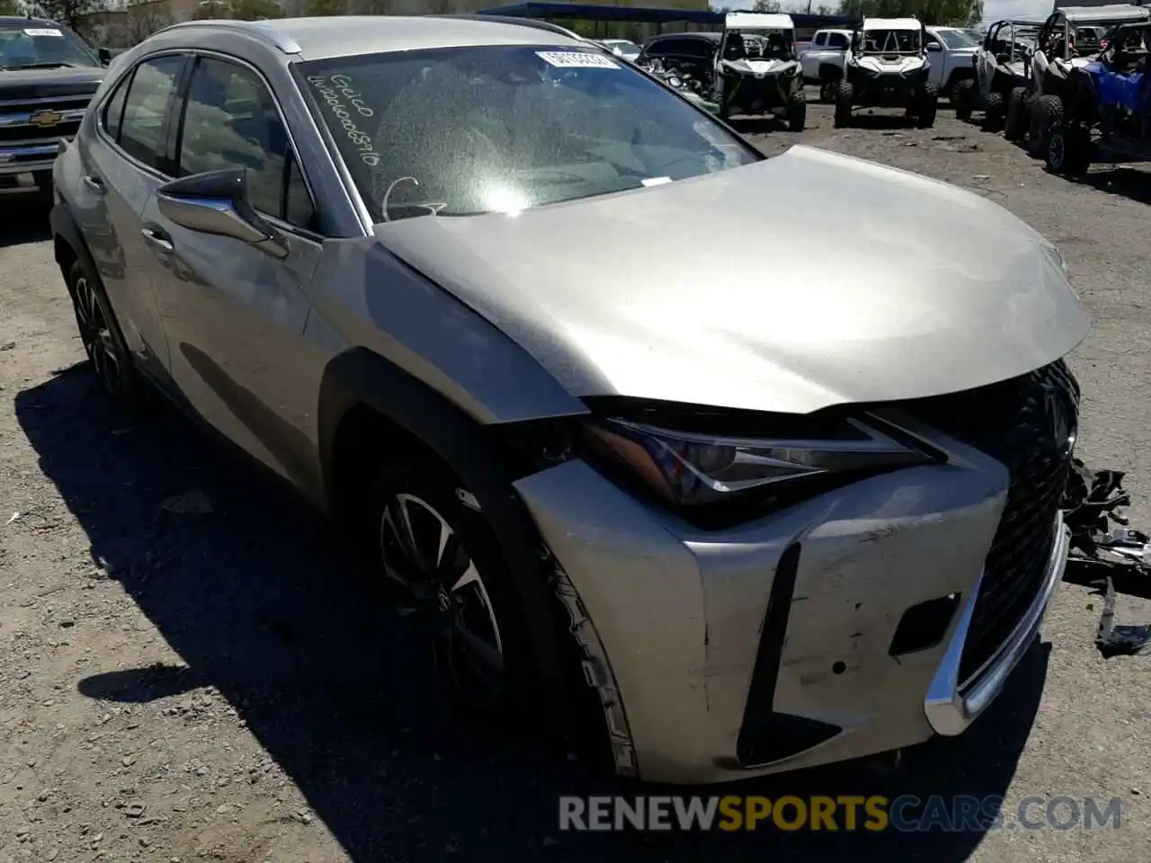 1 Photograph of a damaged car JTHX9JBH8M2039053 LEXUS UX 250H 2021