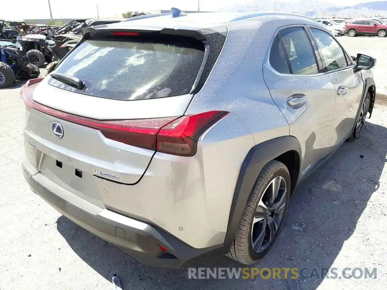 4 Photograph of a damaged car JTHX9JBH8M2039053 LEXUS UX 250H 2021