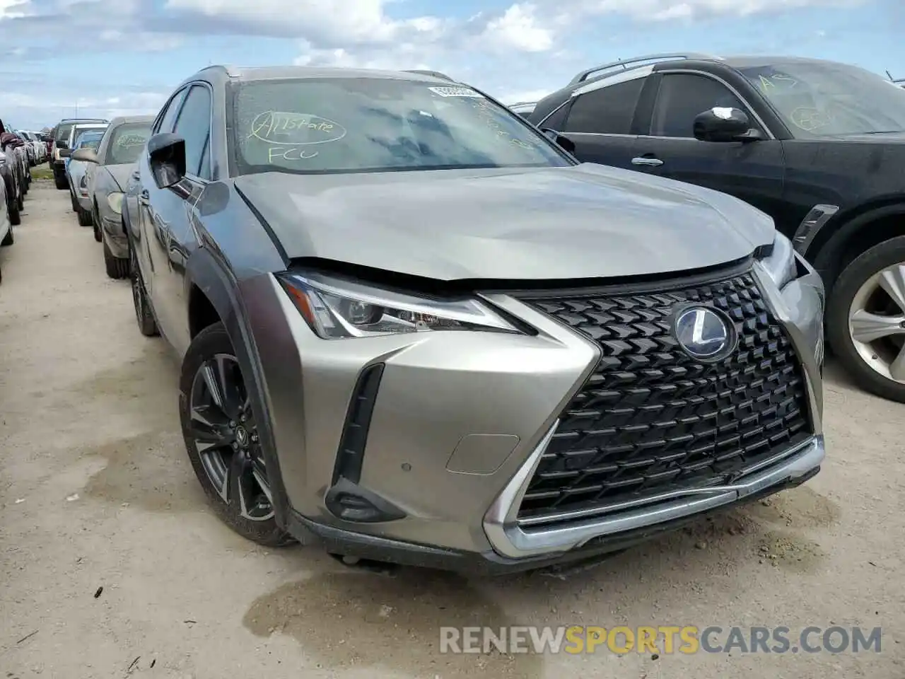 1 Photograph of a damaged car JTHX9JBH8M2053552 LEXUS UX 250H 2021