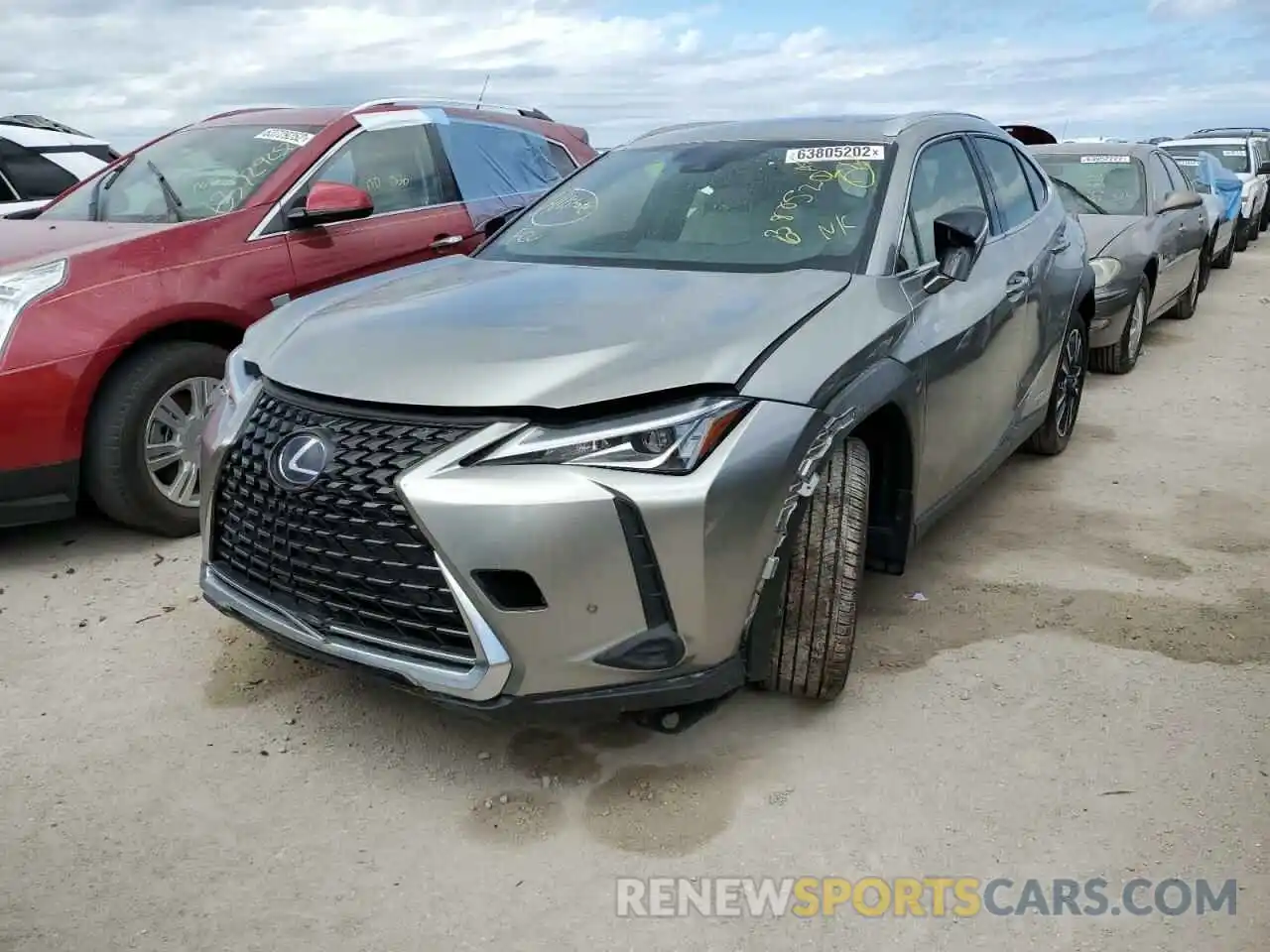 2 Photograph of a damaged car JTHX9JBH8M2053552 LEXUS UX 250H 2021