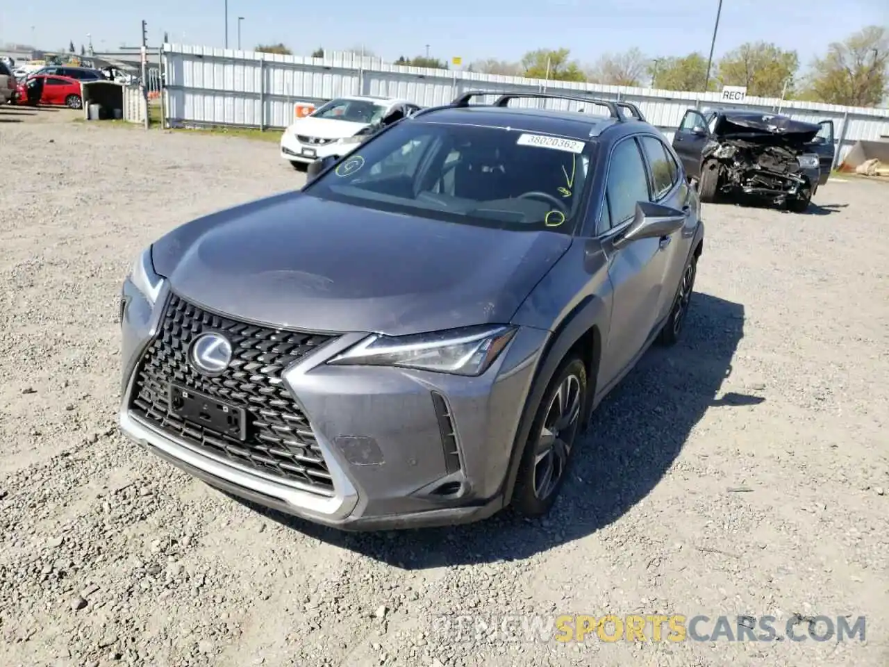 2 Фотография поврежденного автомобиля JTHX9JBH8M2053728 LEXUS UX 250H 2021