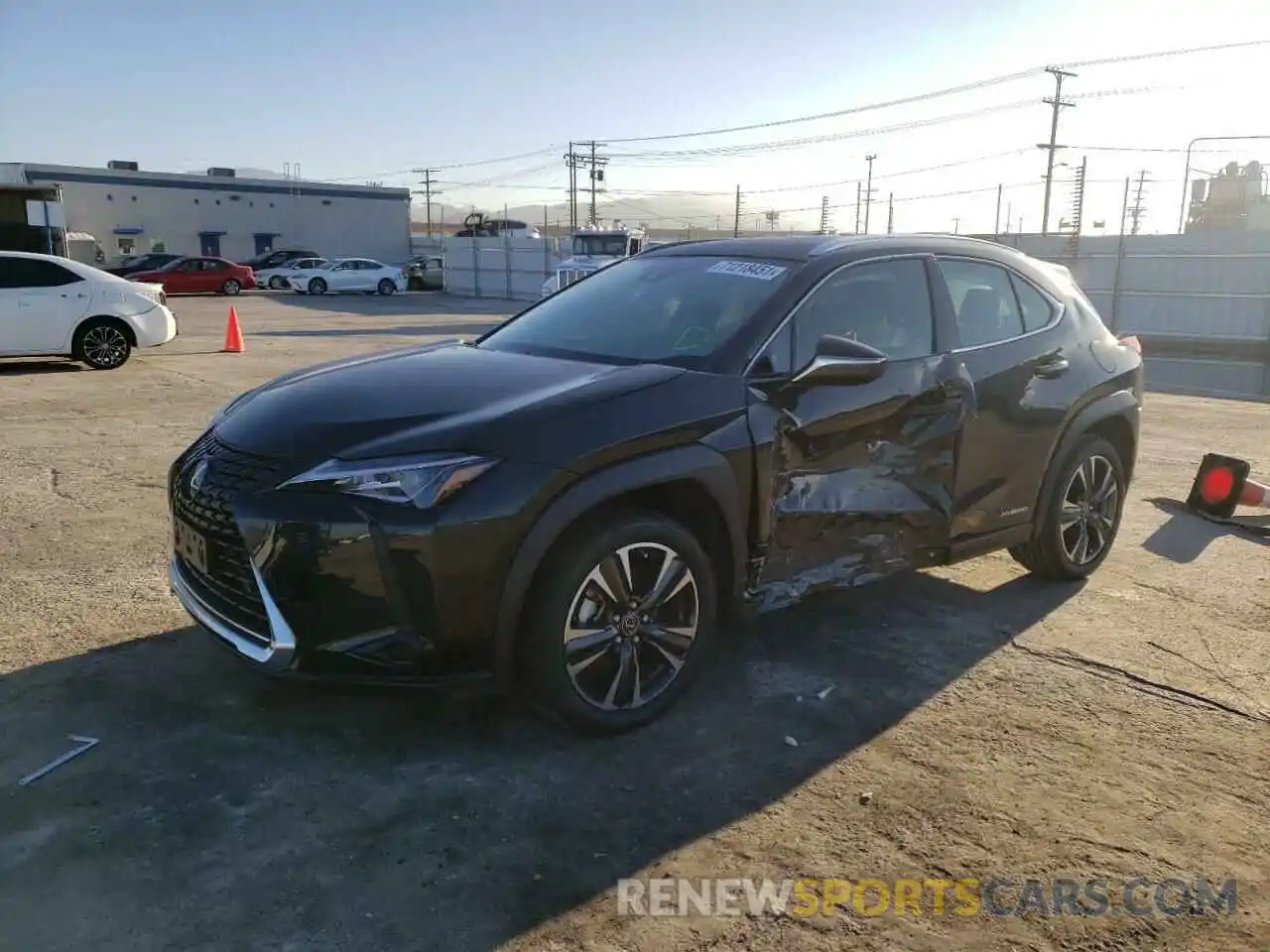 2 Photograph of a damaged car JTHX9JBH9M2054063 LEXUS UX 250H 2021