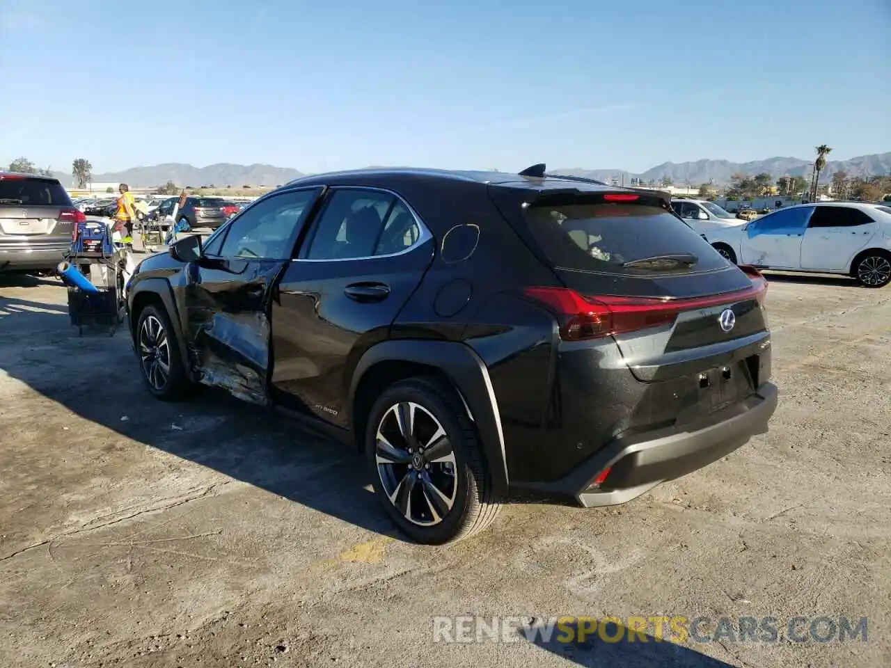 3 Photograph of a damaged car JTHX9JBH9M2054063 LEXUS UX 250H 2021