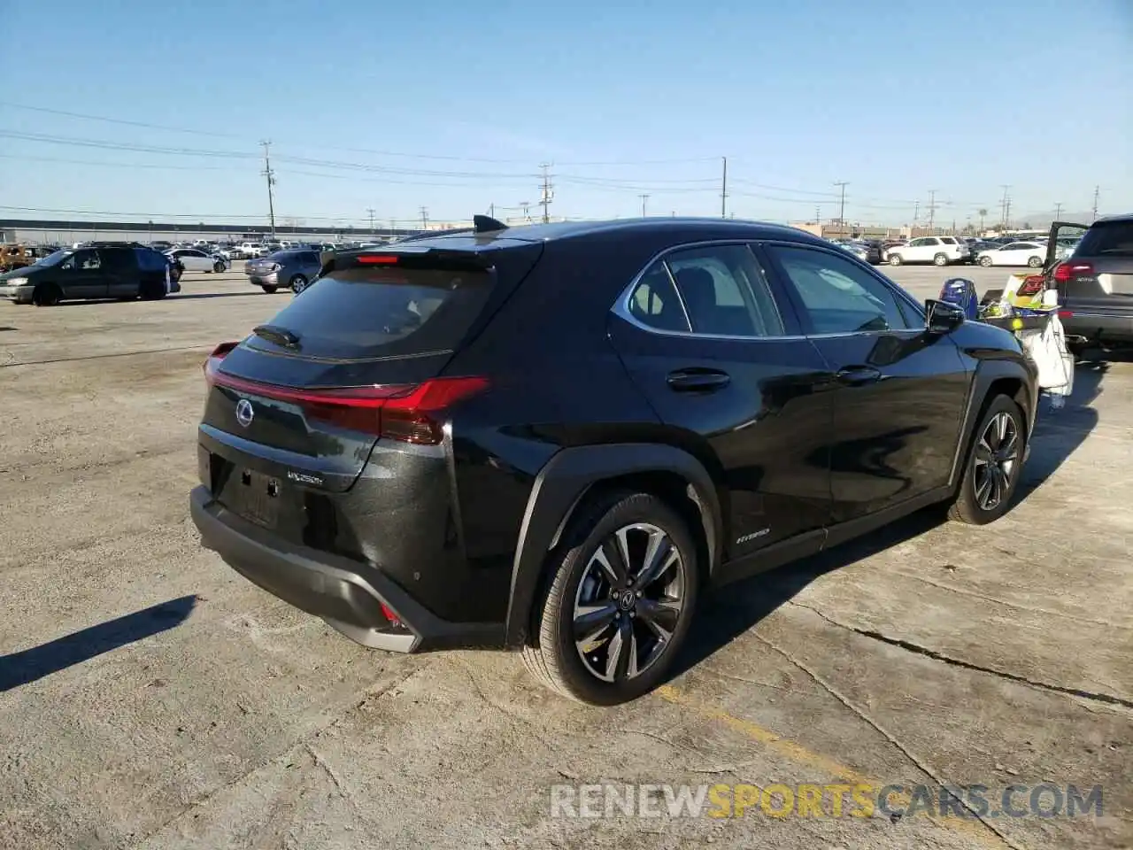 4 Photograph of a damaged car JTHX9JBH9M2054063 LEXUS UX 250H 2021