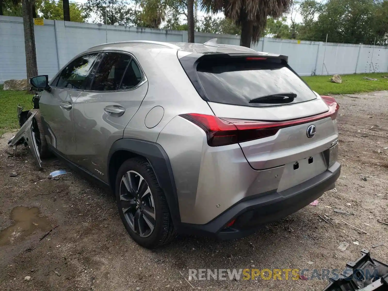 3 Photograph of a damaged car JTHX9JBHXM2044772 LEXUS UX 250H 2021