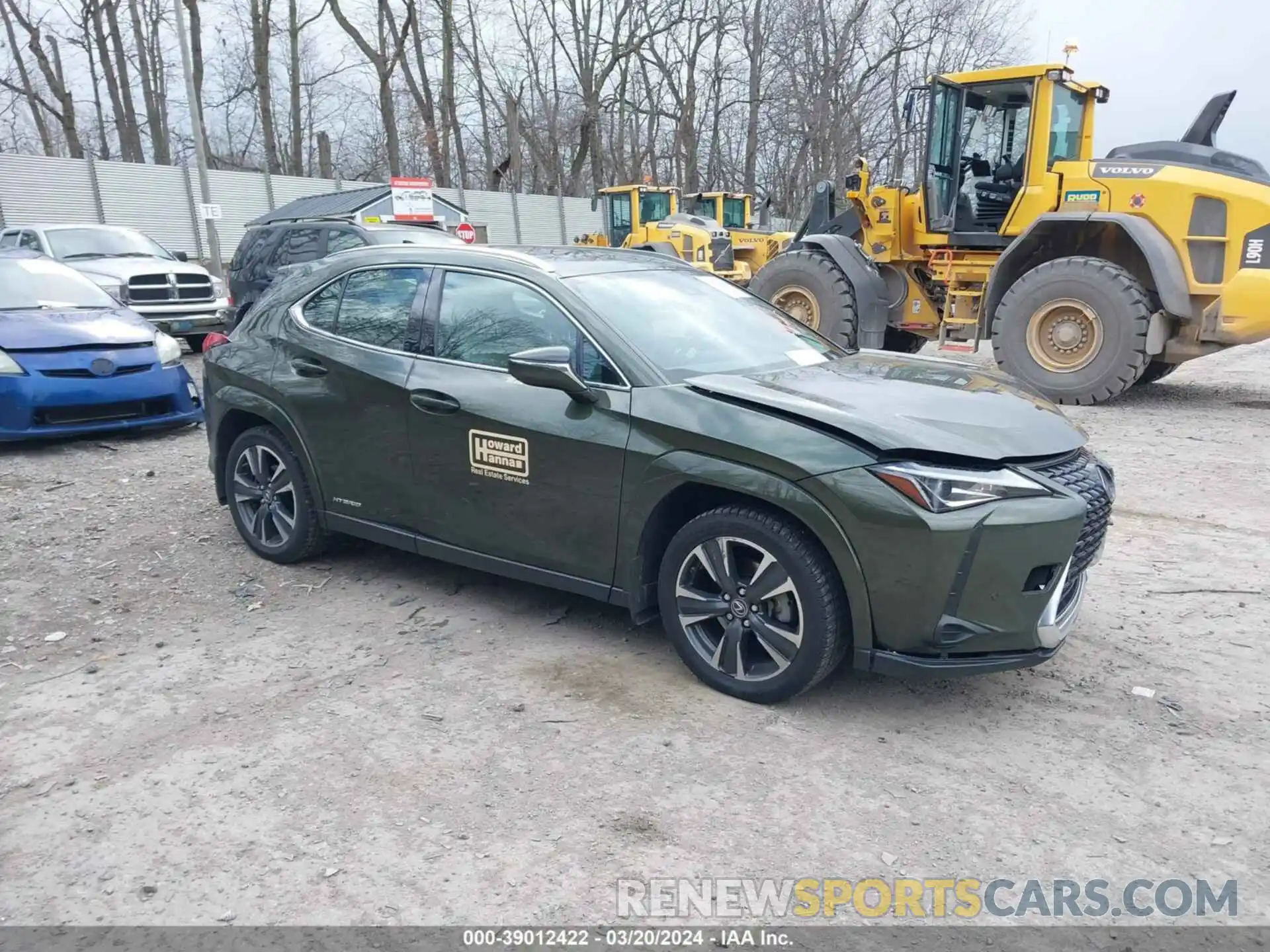 1 Photograph of a damaged car JTHP9JBH3N2058210 LEXUS UX 250H 2022