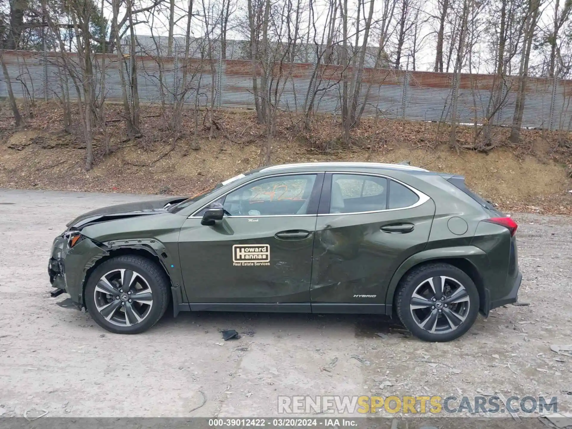 14 Фотография поврежденного автомобиля JTHP9JBH3N2058210 LEXUS UX 250H 2022