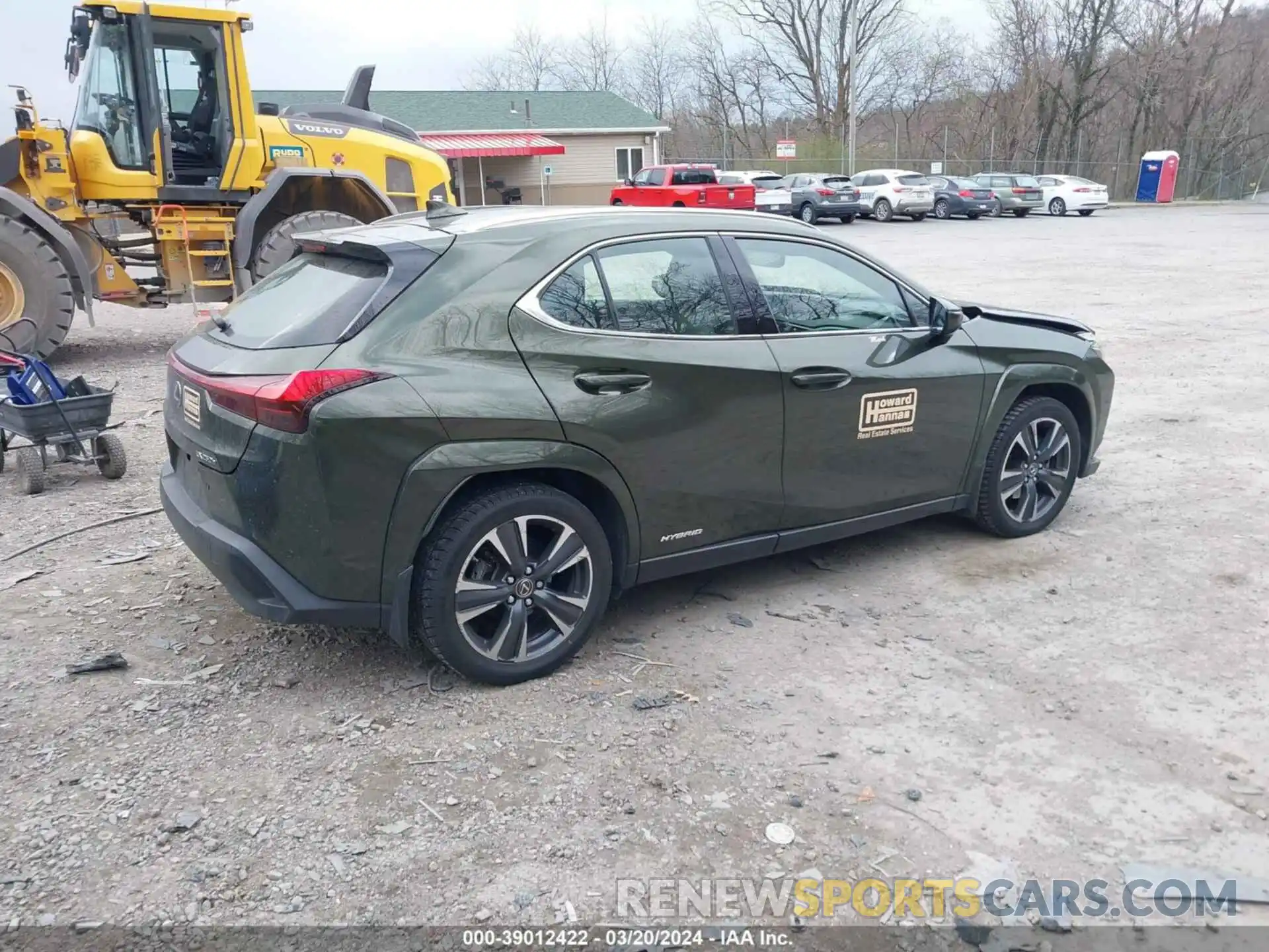 4 Фотография поврежденного автомобиля JTHP9JBH3N2058210 LEXUS UX 250H 2022