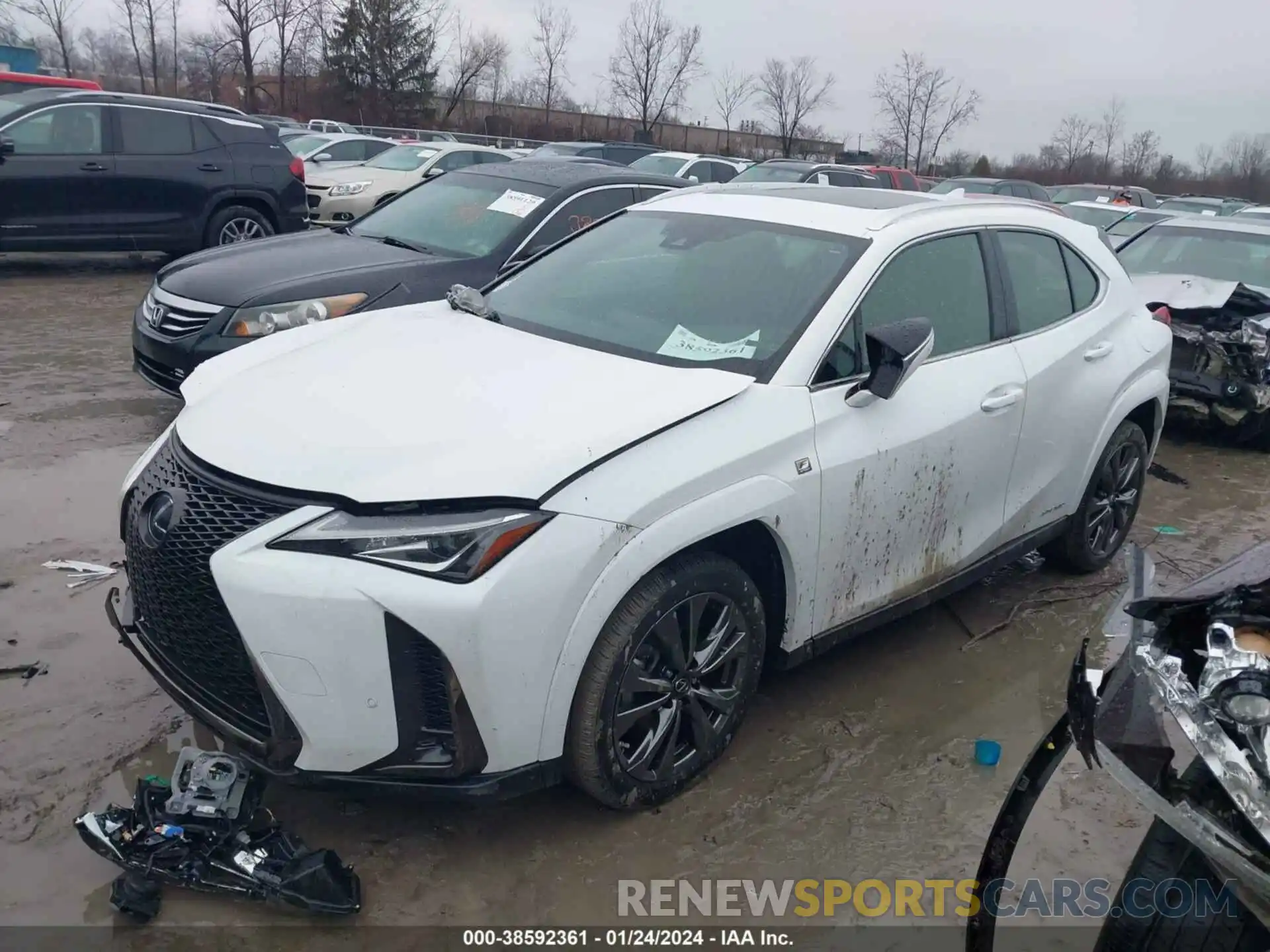 2 Photograph of a damaged car JTHR9JBH8N2060897 LEXUS UX 250H 2022