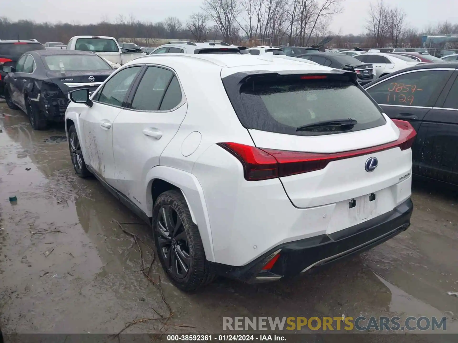 3 Photograph of a damaged car JTHR9JBH8N2060897 LEXUS UX 250H 2022