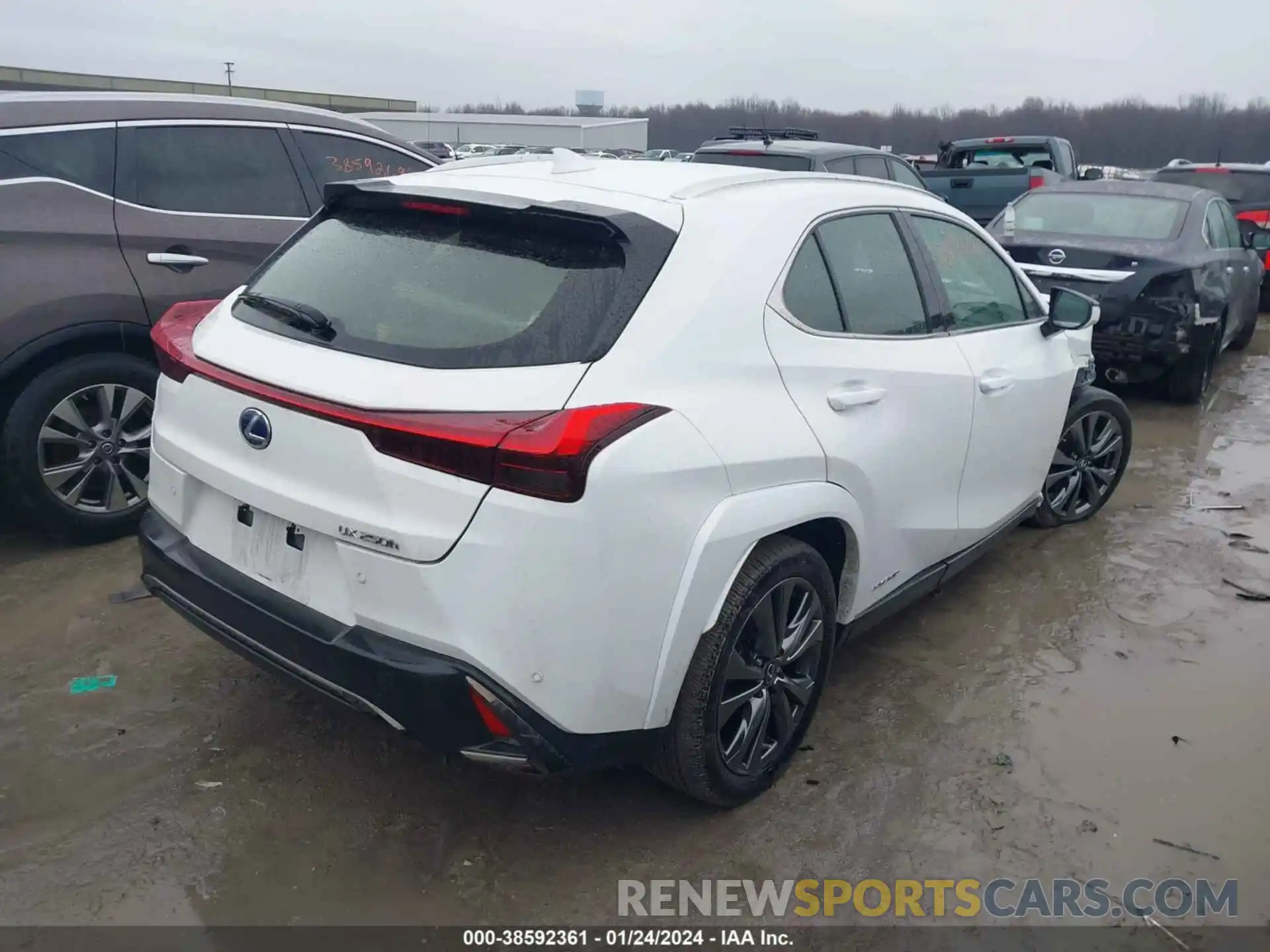 4 Photograph of a damaged car JTHR9JBH8N2060897 LEXUS UX 250H 2022