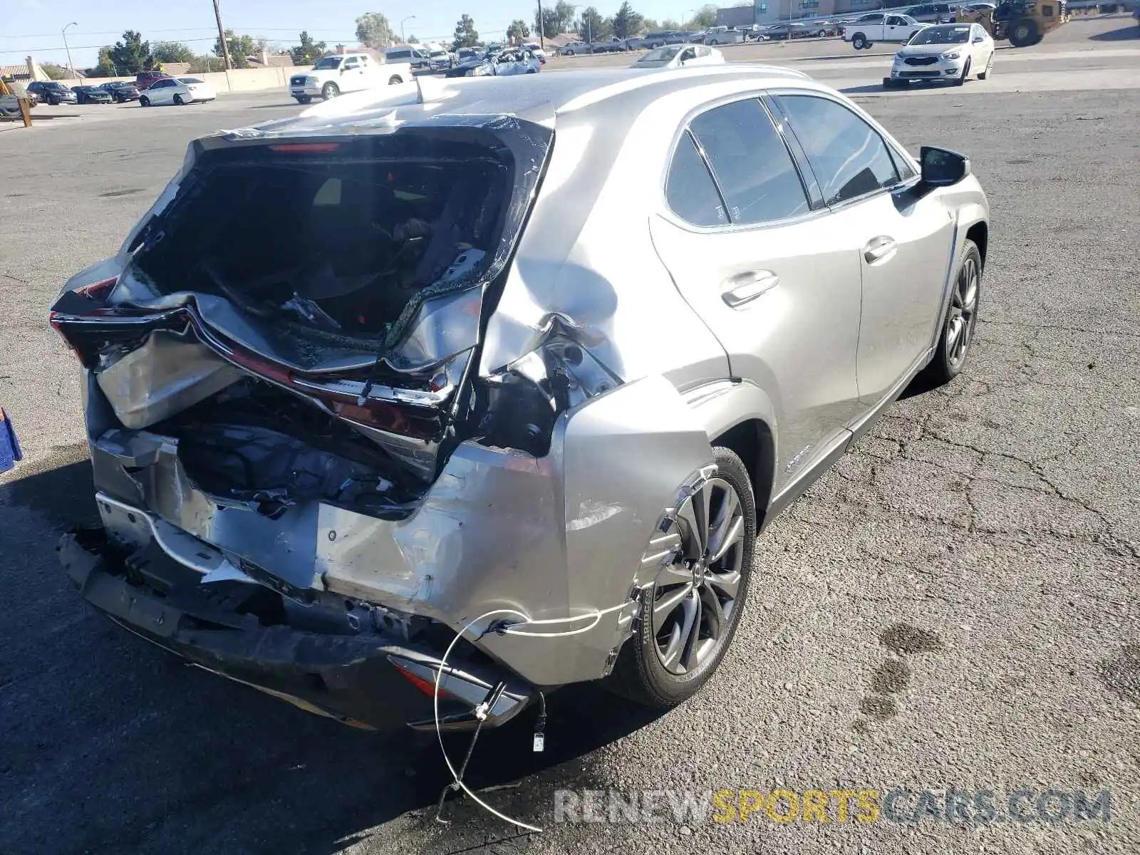 4 Photograph of a damaged car JTHE9JBH6N2054921 LEXUS UX 250H BA 2022