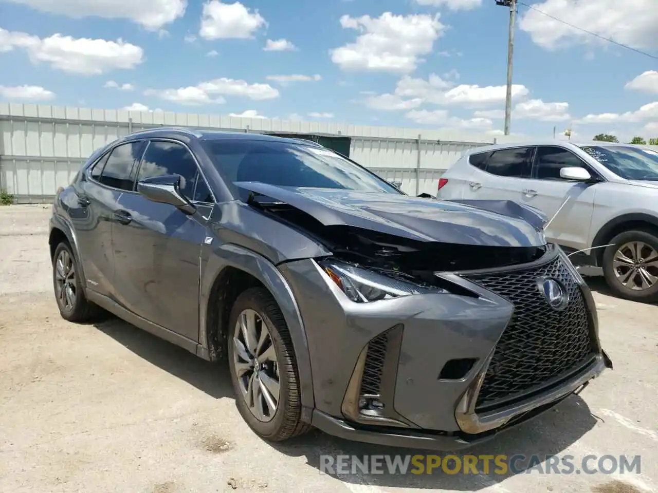 1 Фотография поврежденного автомобиля JTHE9JBH9N2055853 LEXUS UX 250H BA 2022