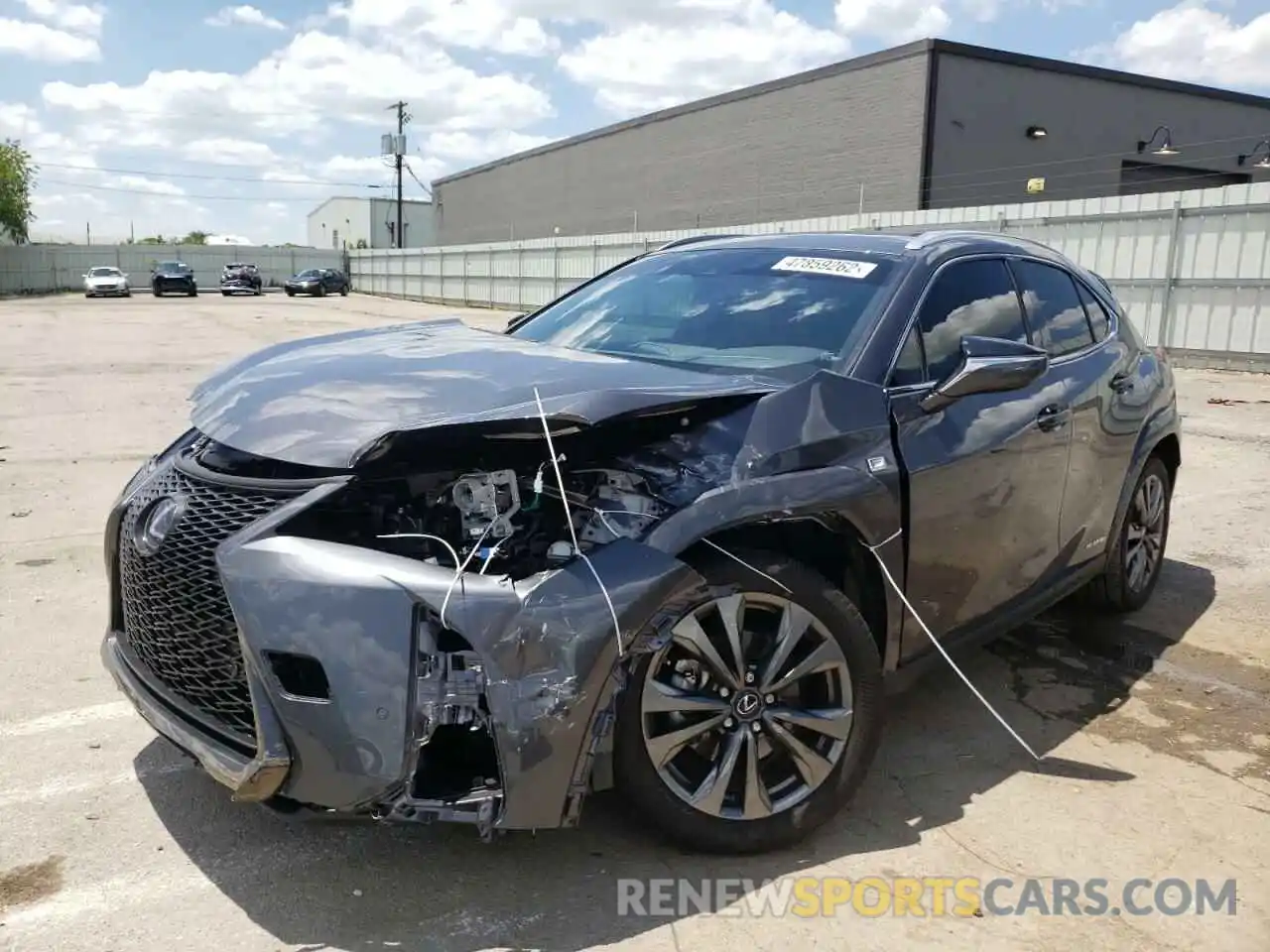 2 Фотография поврежденного автомобиля JTHE9JBH9N2055853 LEXUS UX 250H BA 2022