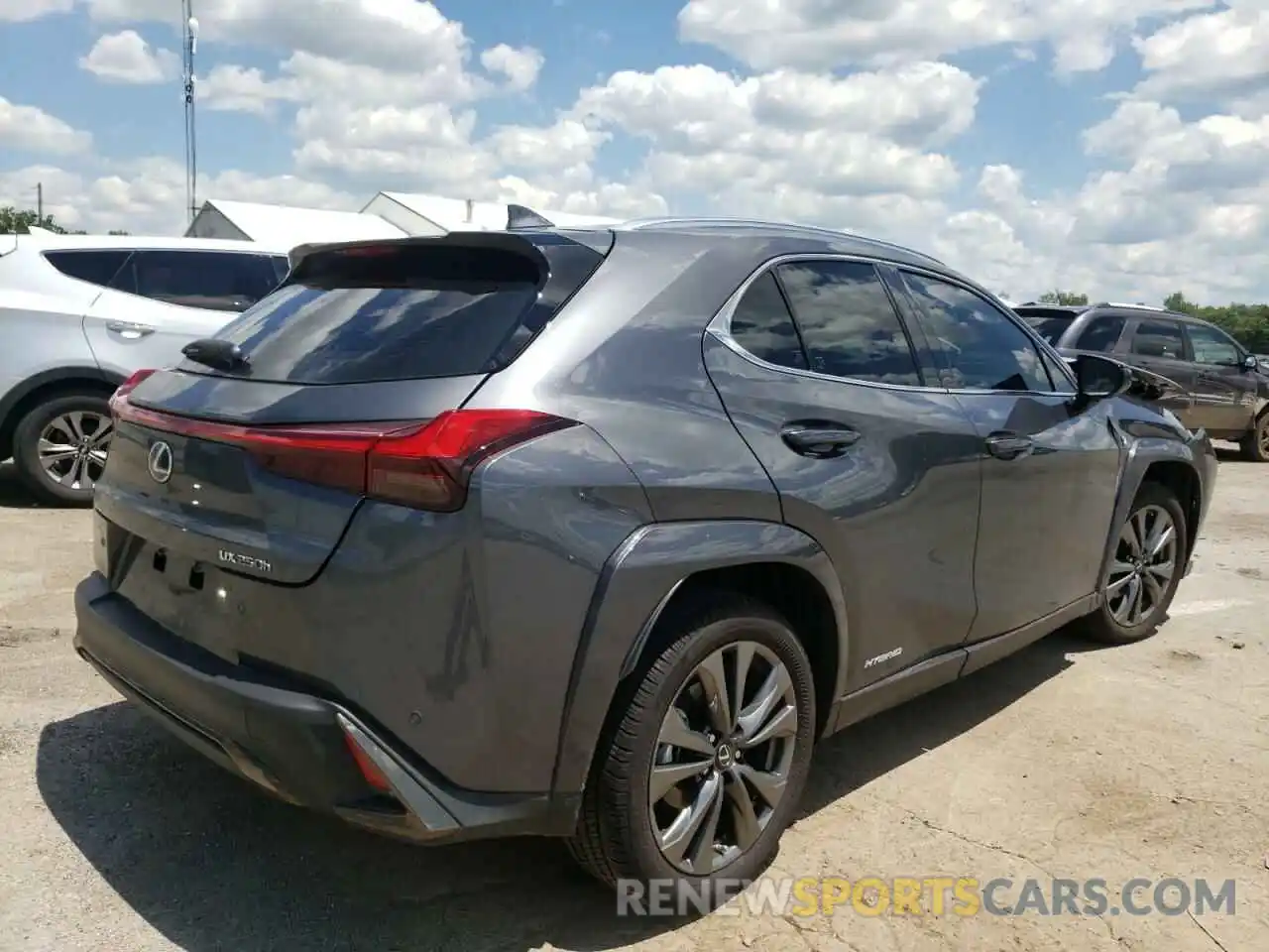 4 Фотография поврежденного автомобиля JTHE9JBH9N2055853 LEXUS UX 250H BA 2022