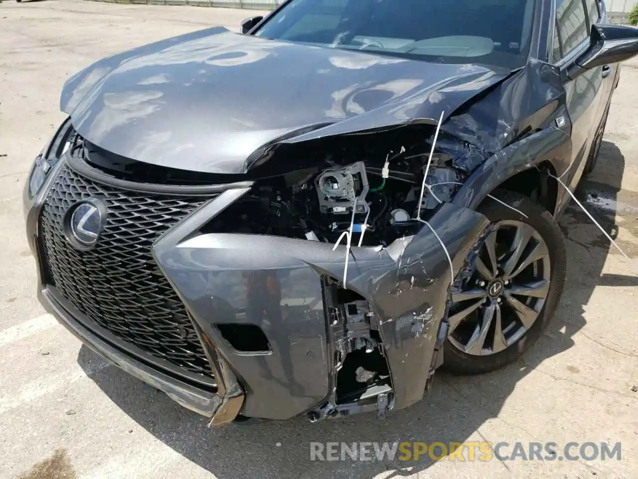 9 Фотография поврежденного автомобиля JTHE9JBH9N2055853 LEXUS UX 250H BA 2022