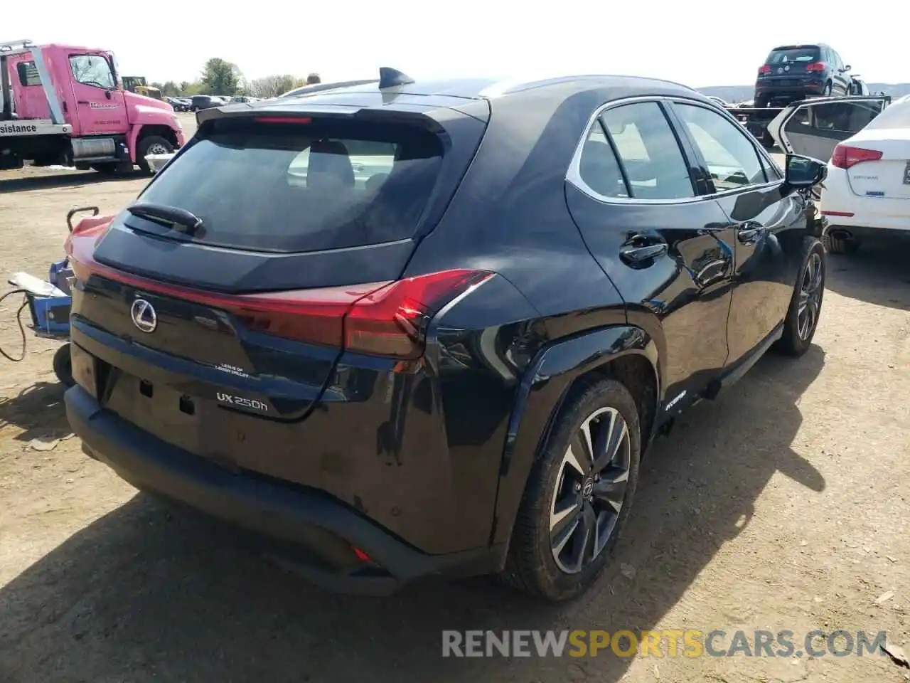 4 Фотография поврежденного автомобиля JTHP9JBH0N2056186 LEXUS UX 250H BA 2022