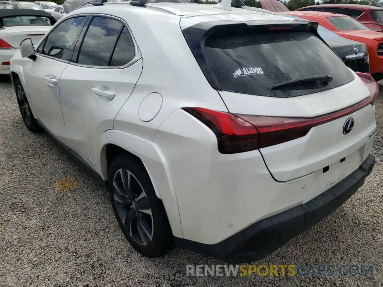 3 Photograph of a damaged car JTHP9JBH1N2061770 LEXUS UX 250H BA 2022