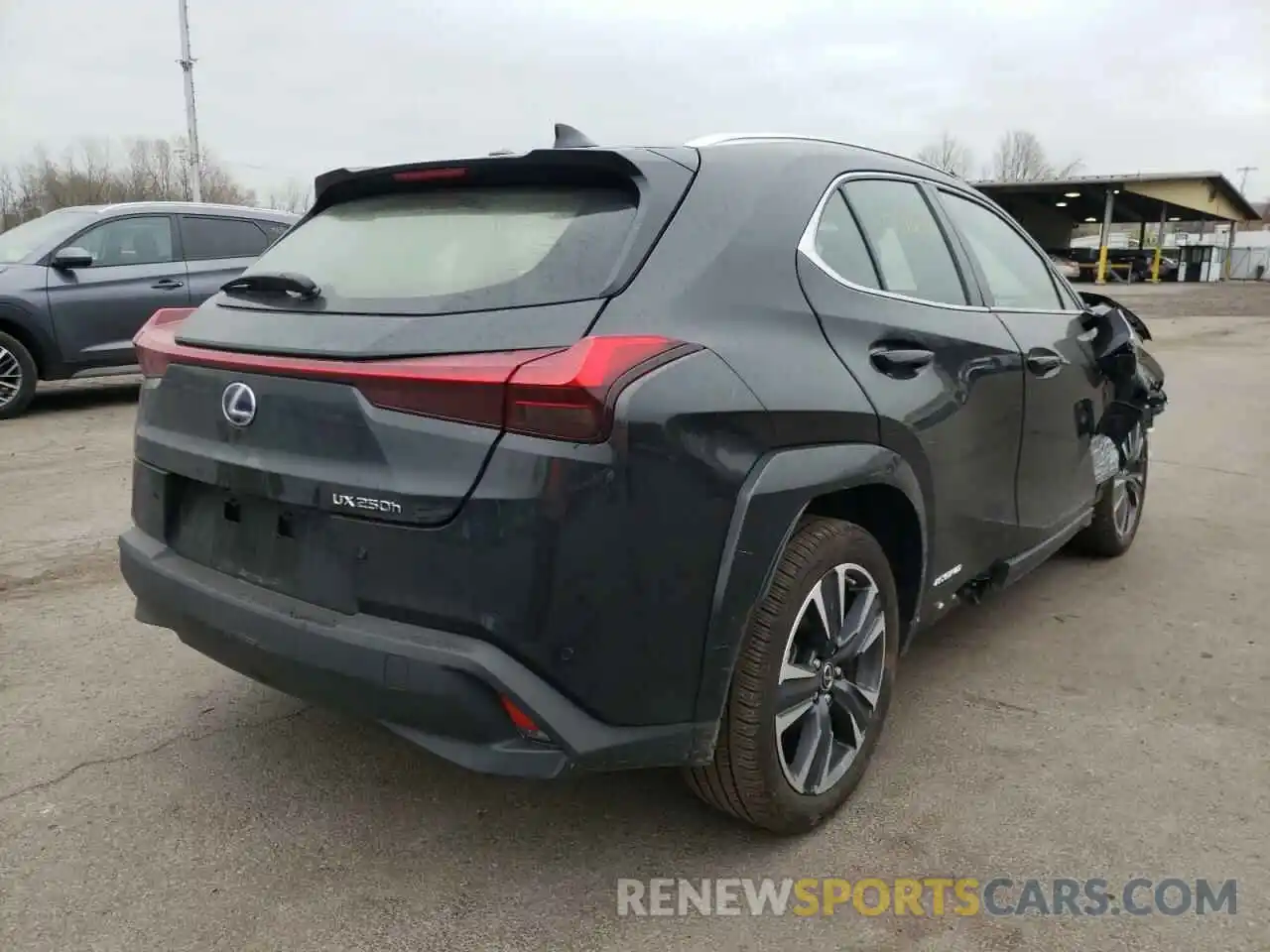 4 Фотография поврежденного автомобиля JTHP9JBH5N2058709 LEXUS UX 250H BA 2022