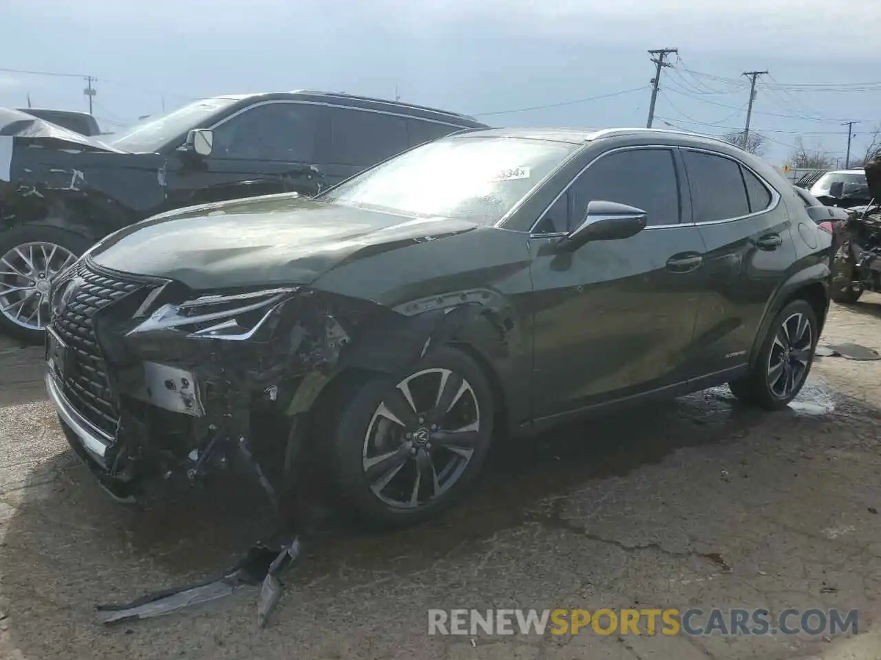 1 Photograph of a damaged car JTHP9JBH5N2058788 LEXUS UX 250H BA 2022