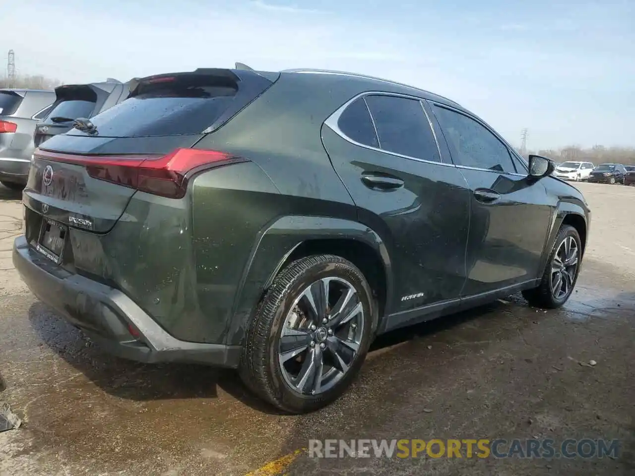 3 Фотография поврежденного автомобиля JTHP9JBH5N2058788 LEXUS UX 250H BA 2022