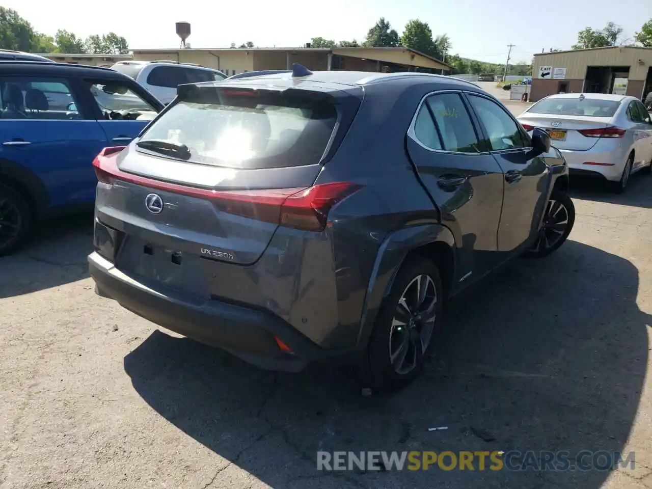 4 Фотография поврежденного автомобиля JTHP9JBH7N2060574 LEXUS UX 250H BA 2022