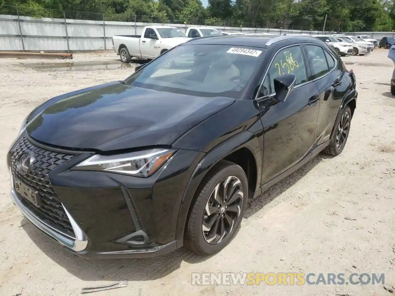 2 Фотография поврежденного автомобиля JTHP9JBHXN2056471 LEXUS UX 250H BA 2022