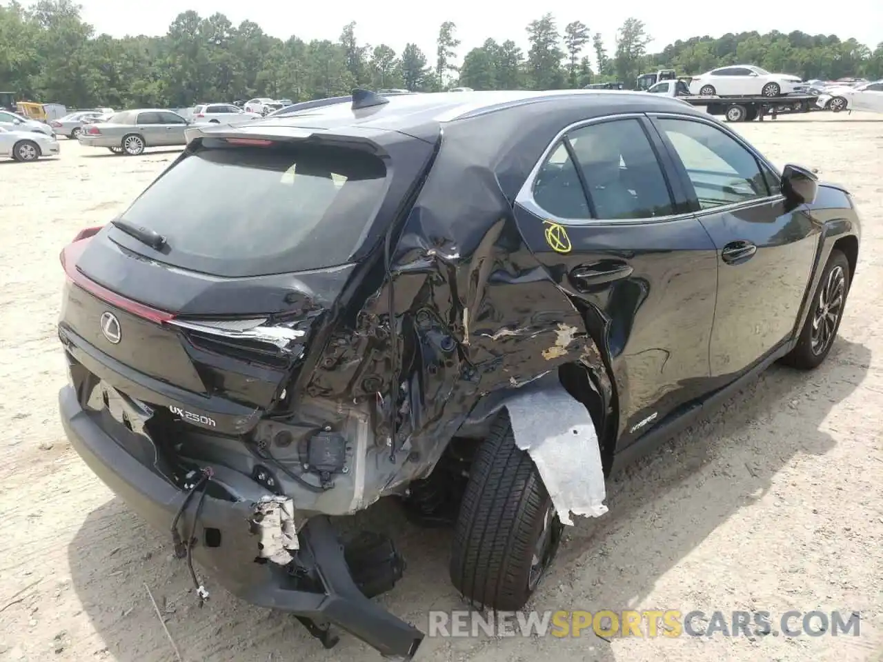 4 Photograph of a damaged car JTHP9JBHXN2056471 LEXUS UX 250H BA 2022